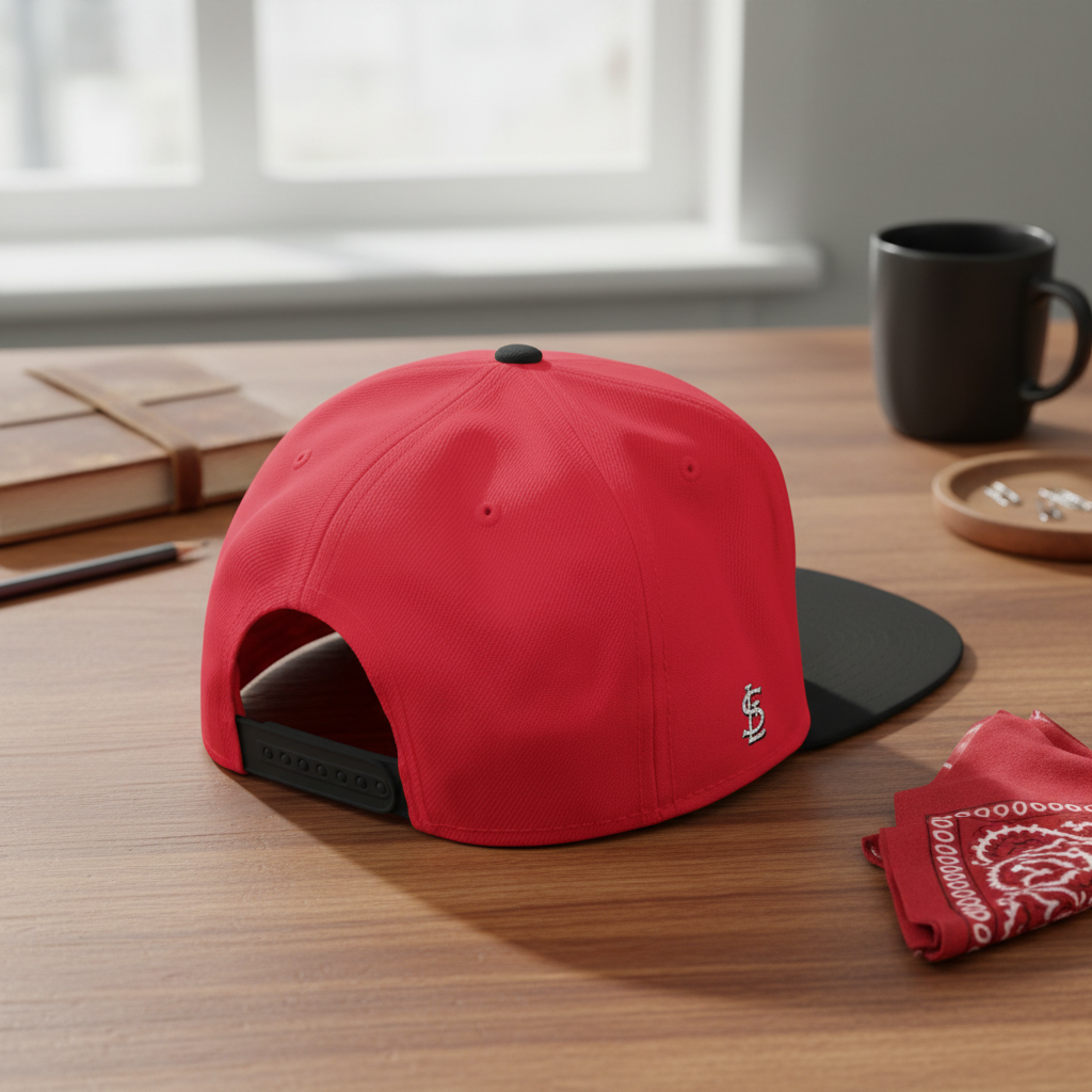 Embroidered 'Saint Louis' Snapback Hat⚠️ Contains AI-generated models