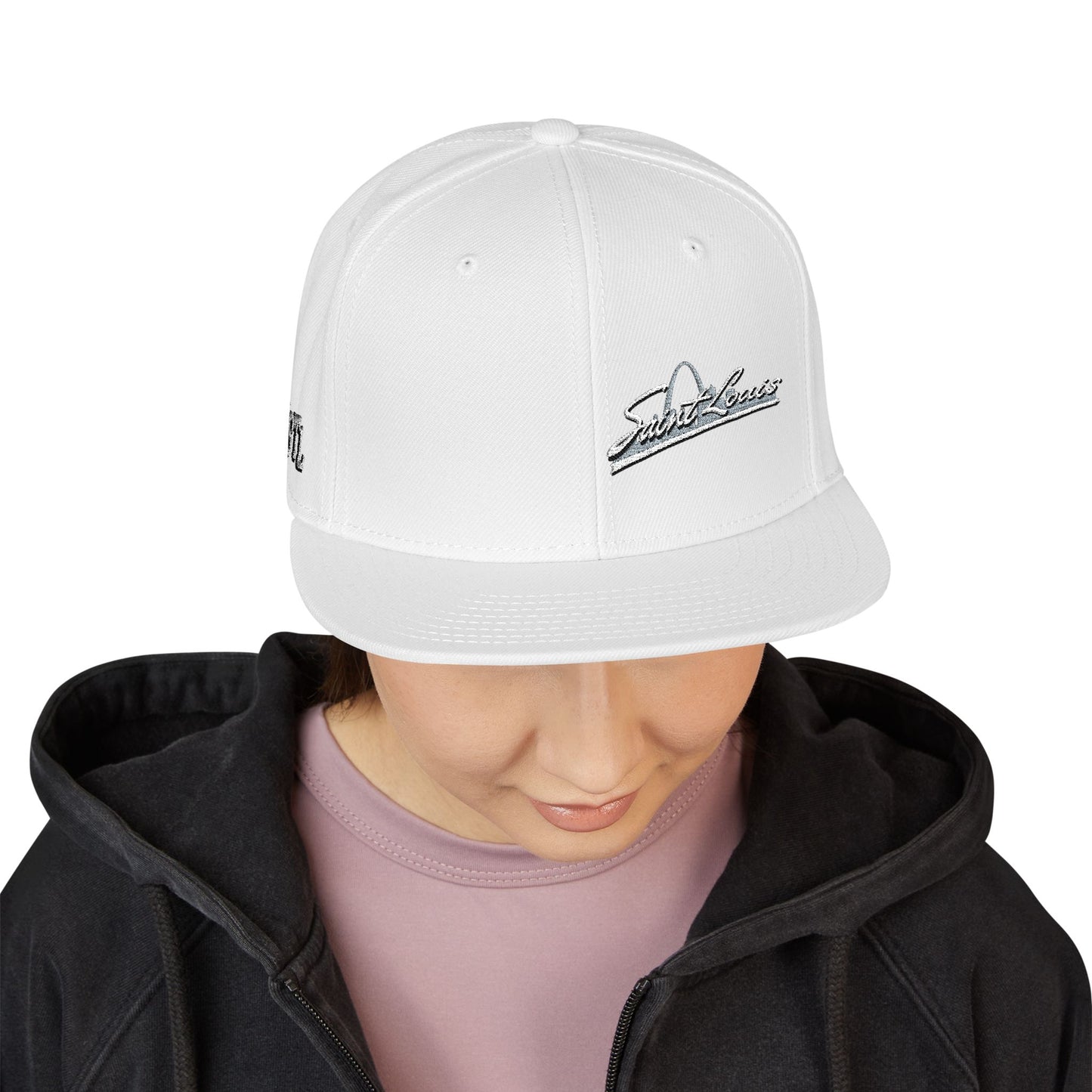 Snapback (Embroidery)-Offset Saint Louis Logo Printify