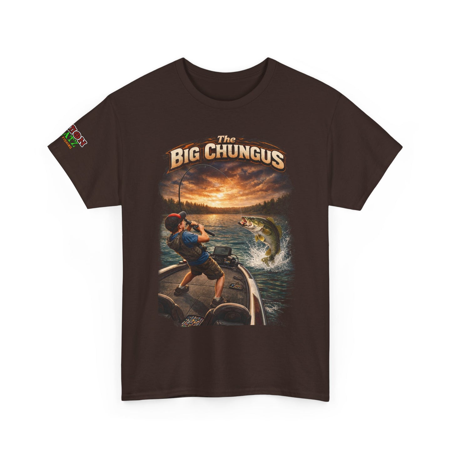 Big Chungus Fishing Tee — Funny Retro Fishing Graphic T‑Shirt
