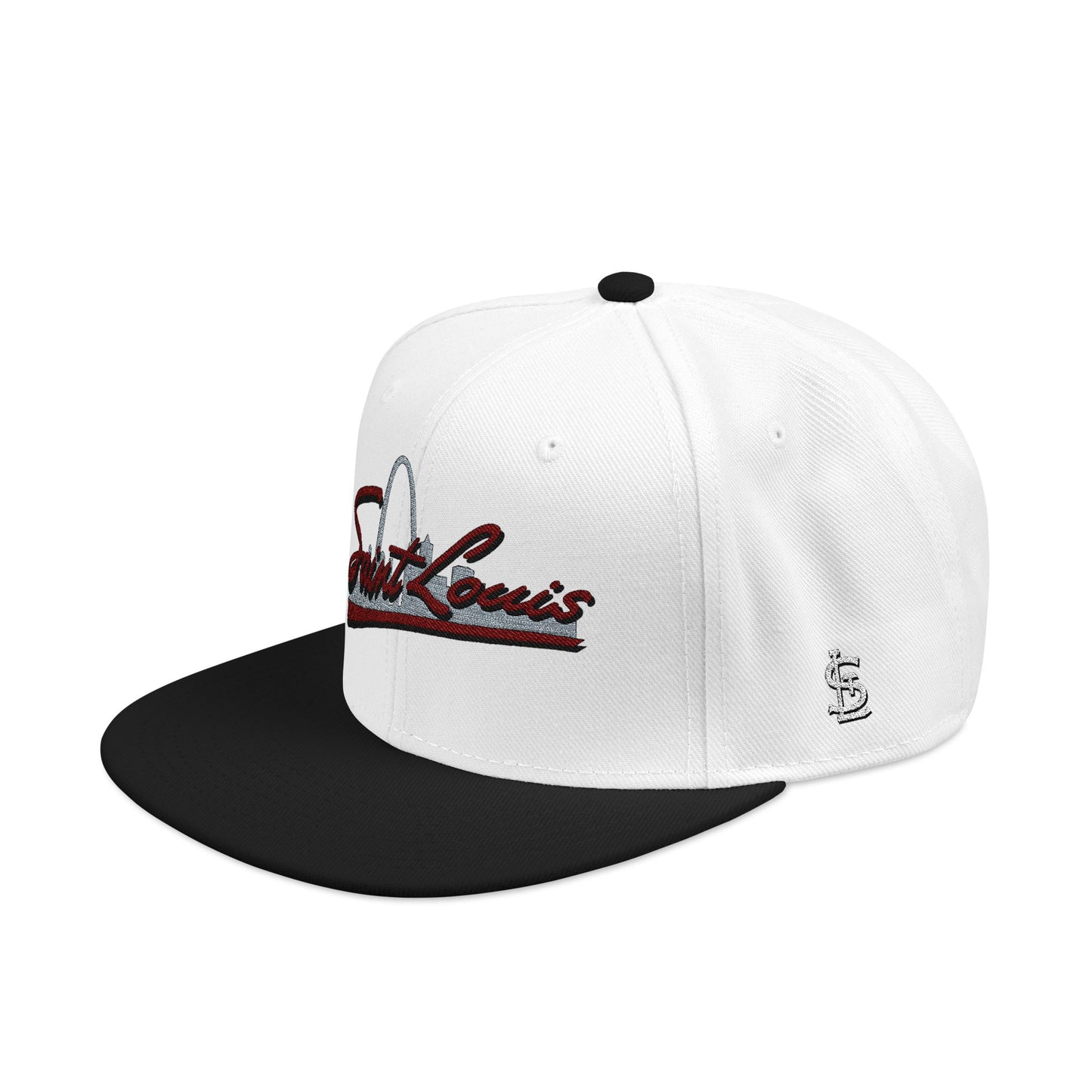 Embroidered Snapback-Full Front Saint Louis Logo Printify