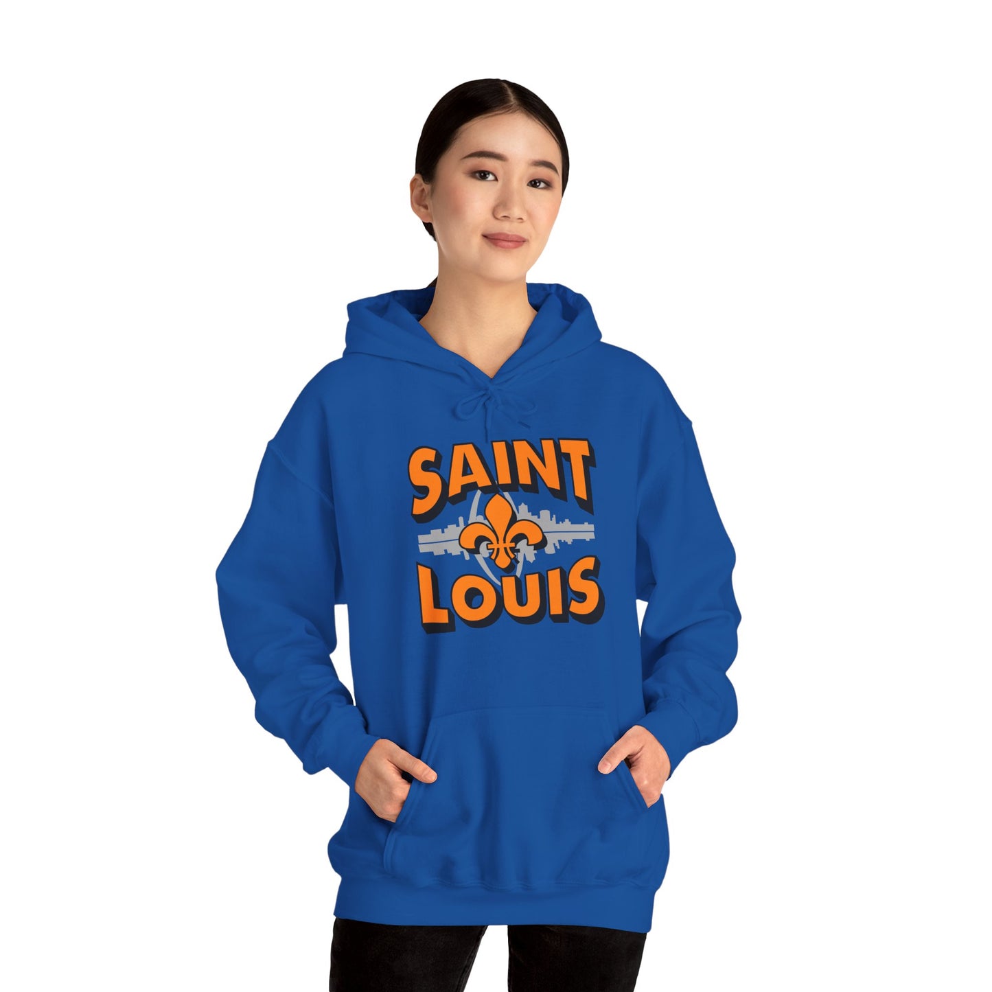 Saint Louis Graphic Hoodie — City Skyline Saint Louis Hoodie