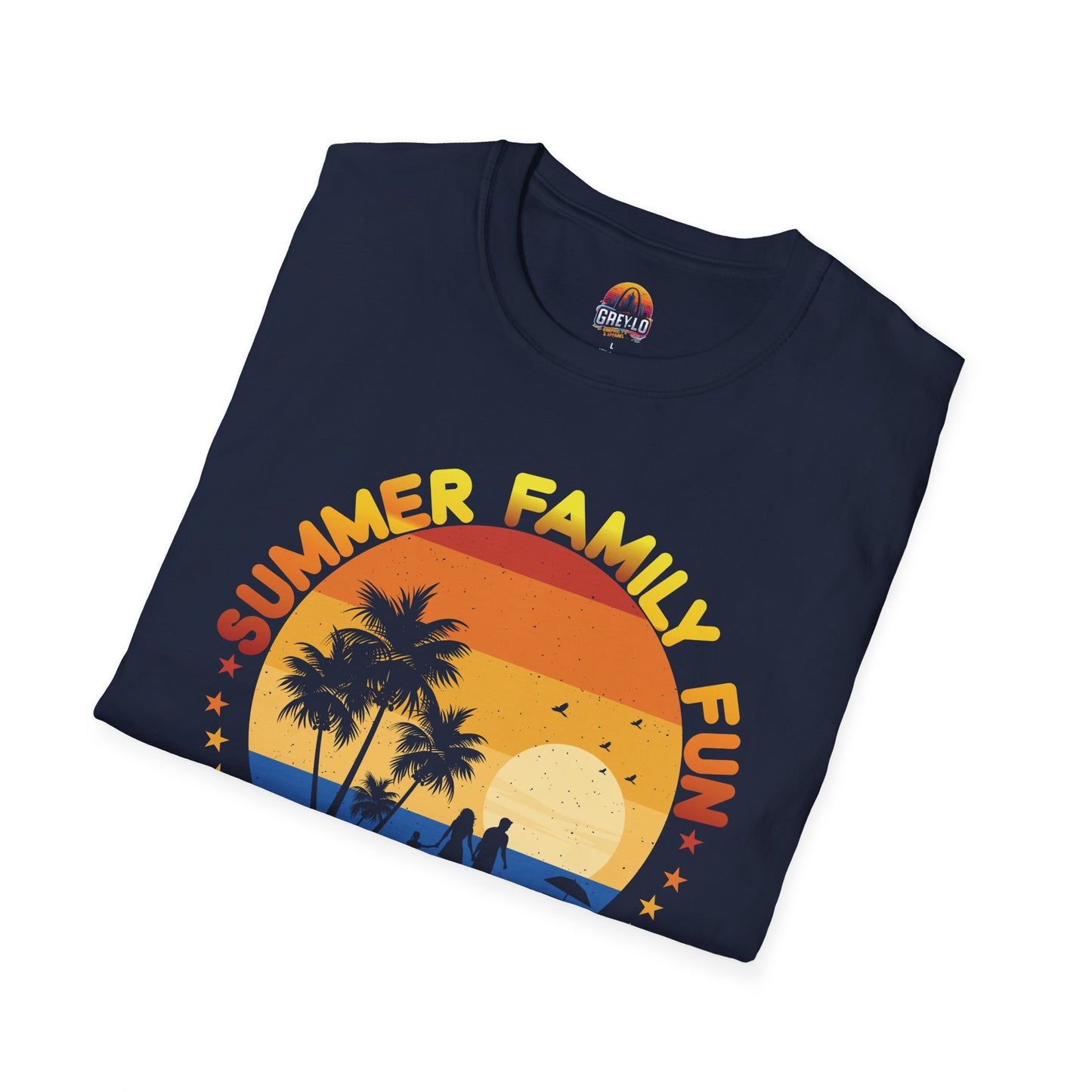 Summer Family Fun Graphic Tee Unisex Softstyle T-Shirt