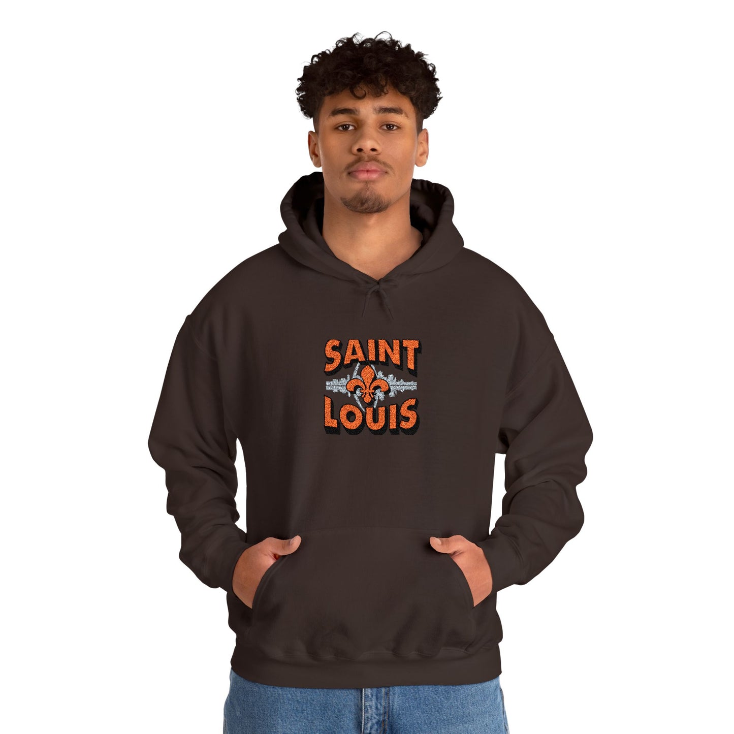 Saint Louis City Skyline Embroidered Hoodie