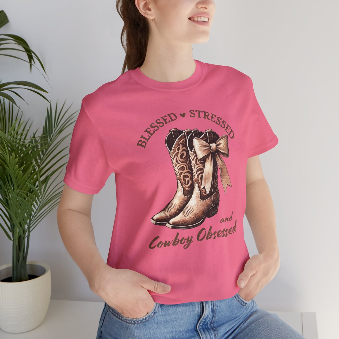 Blessed Stressed & Cowboy Obsessed Tee