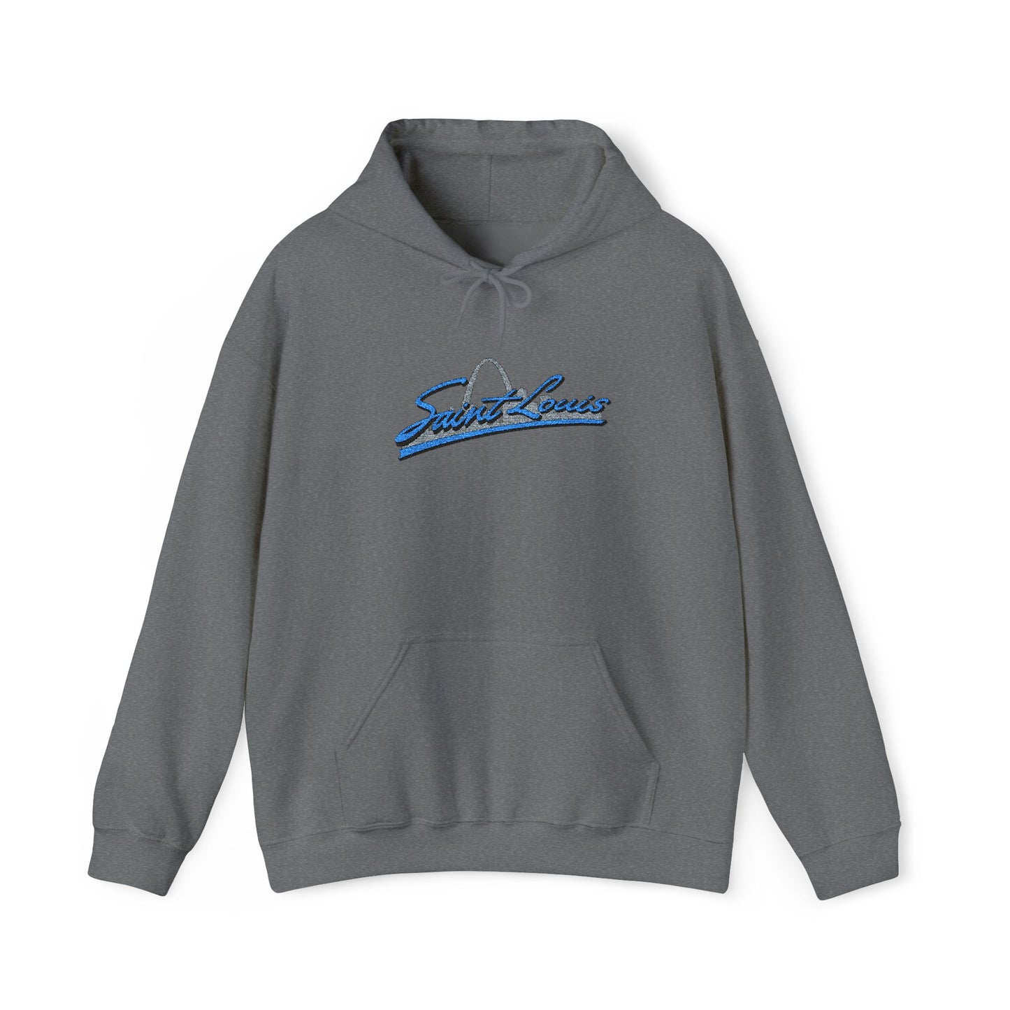 Embroidered Hoodie- Saint Louis