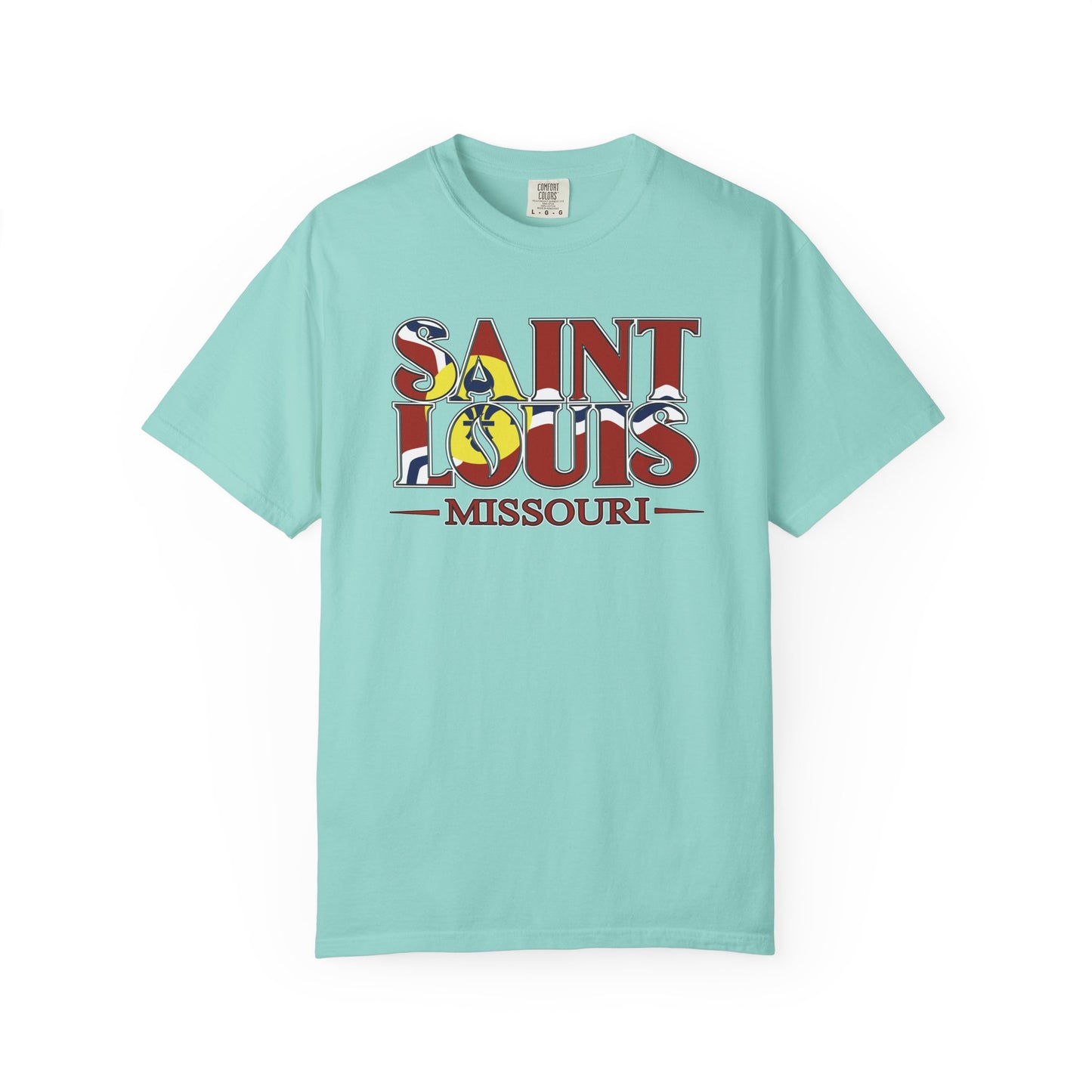 Saint Louis Missouri T-Shirt — Vintage St. Louis Flag Graphic Tee