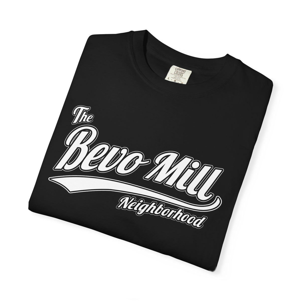 Bevo Mill Neighborhood T-Shirt — Vintage Script Local Pride Tee