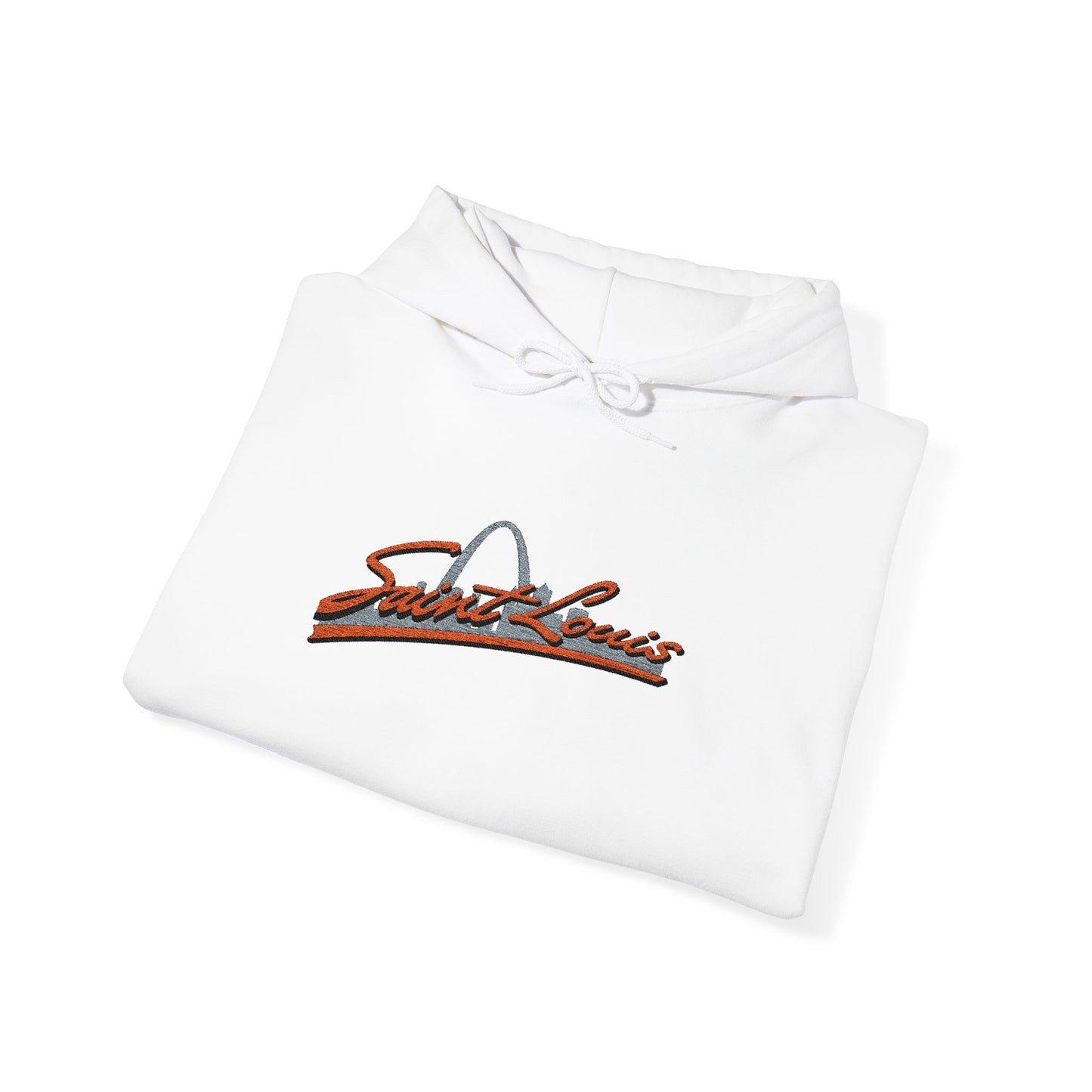 Saint Louis Embroidered Hoodie — Classic City Logo Sweatshirt