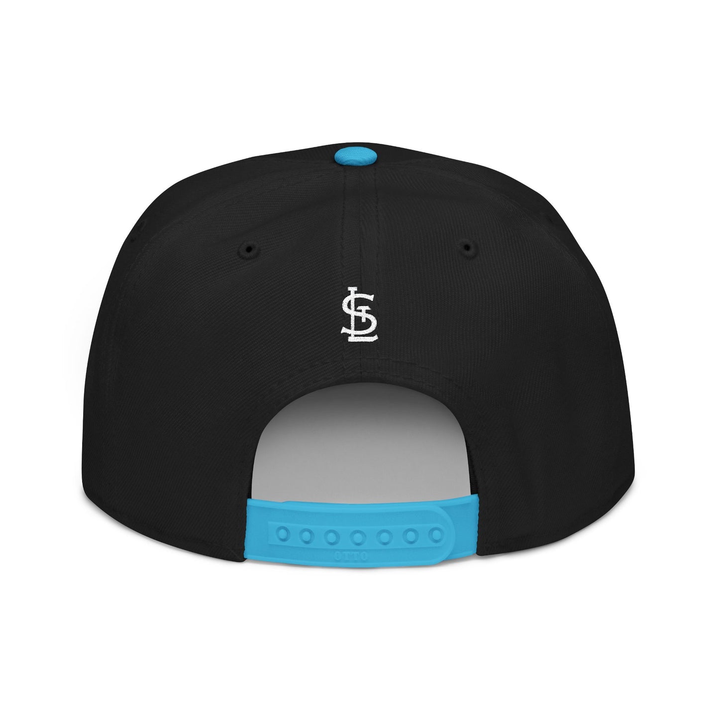 Saint Louis Flat Bill Snapback Cap with Skyline sides Printify