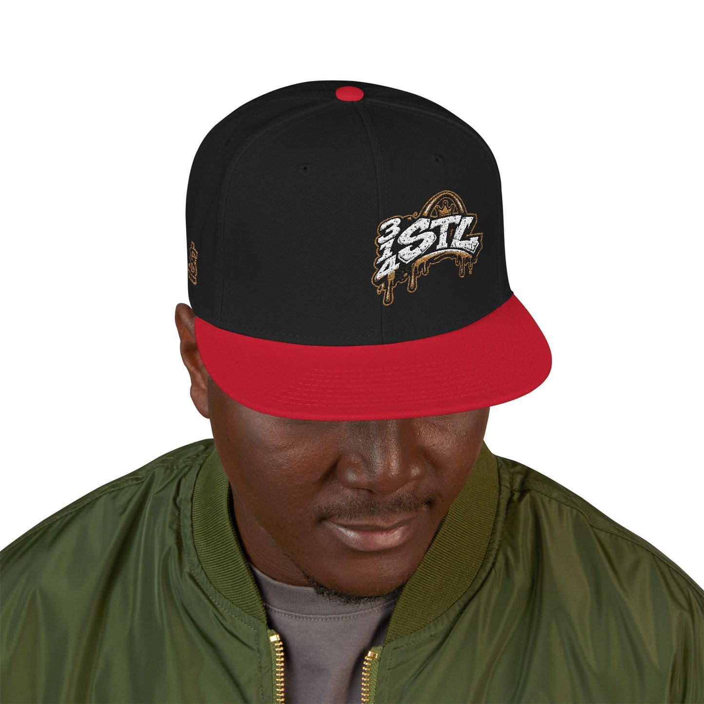 Snapback Hat — STL Drip Embroidered Baseball Cap