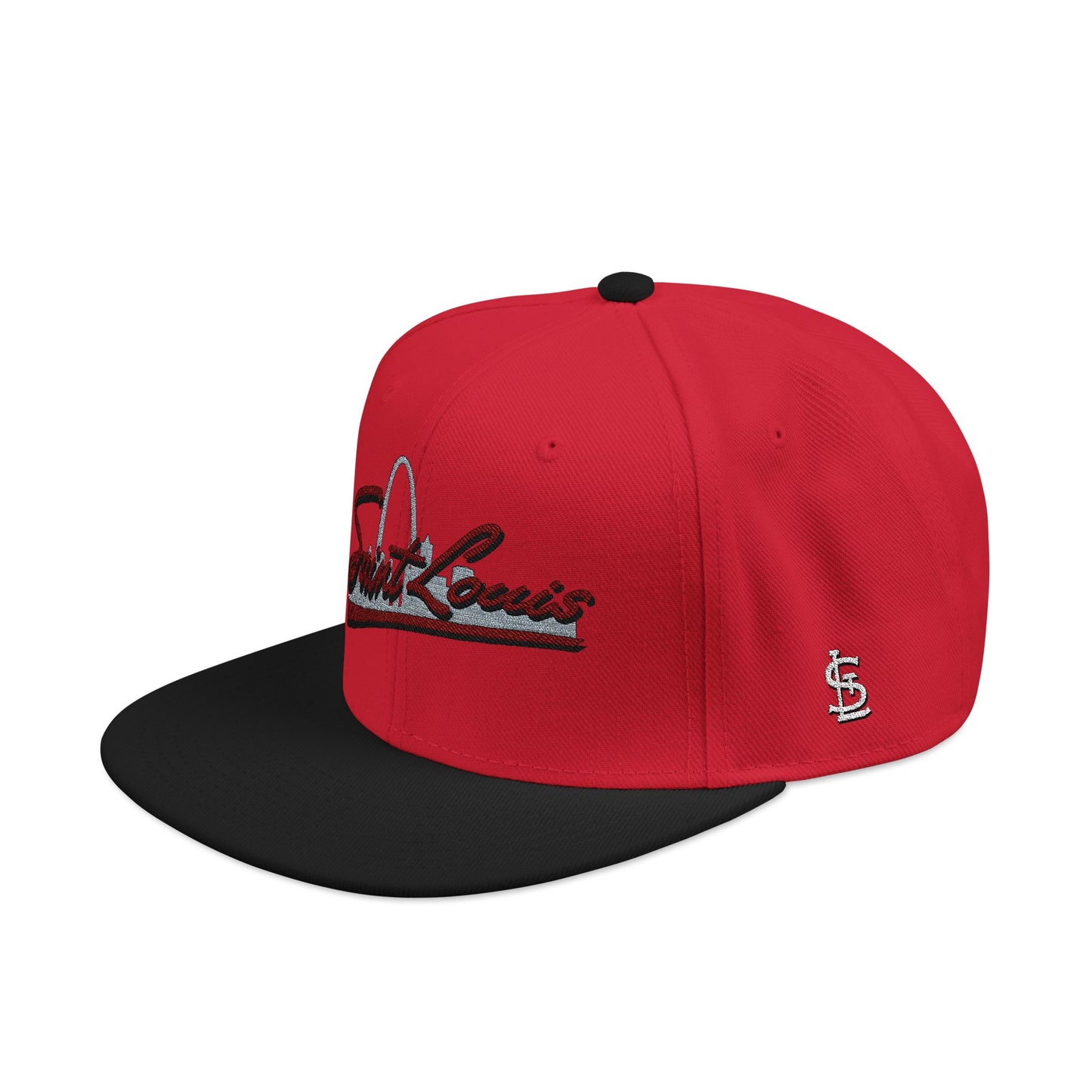 Embroidered Snapback-Full Front Saint Louis Logo Printify