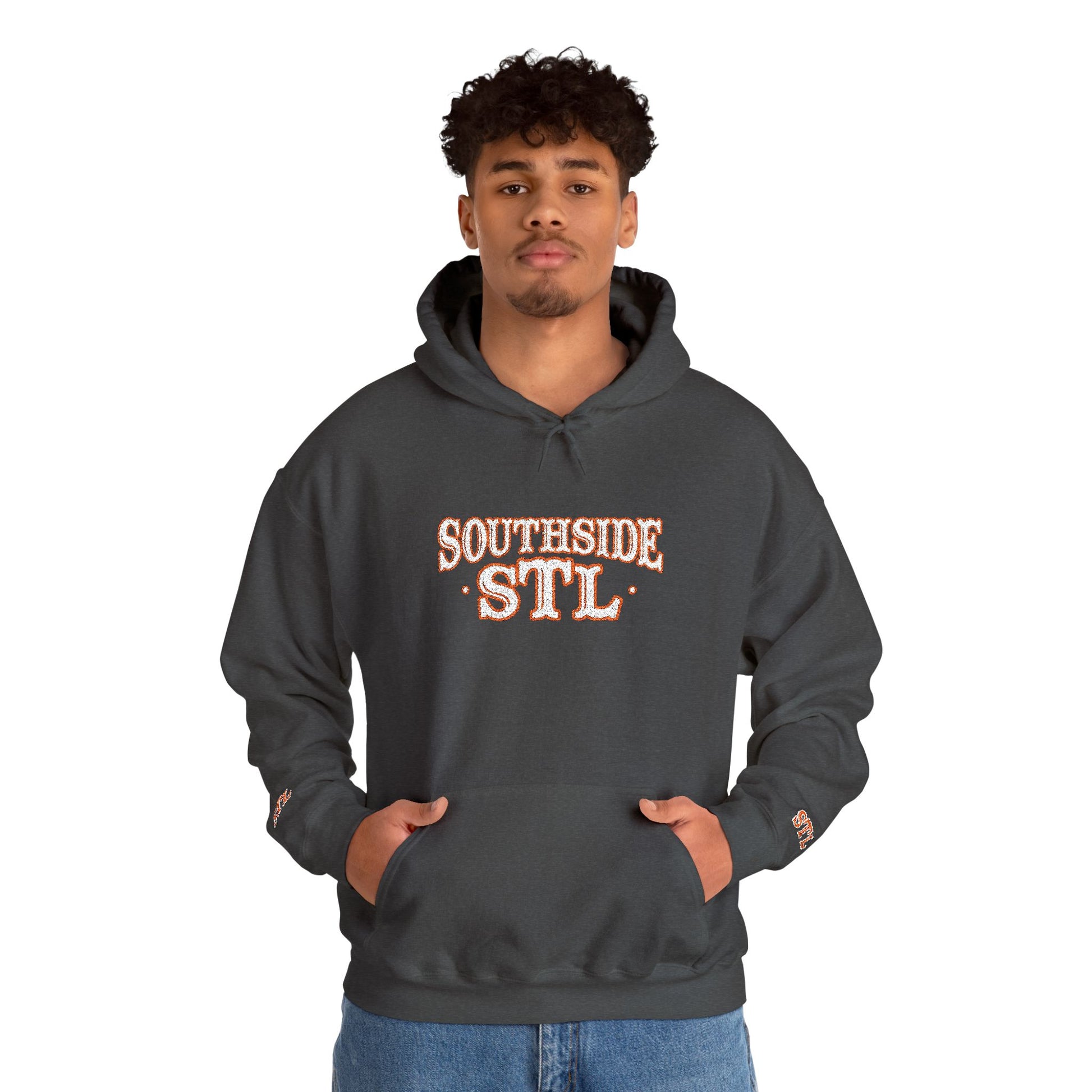 Embroidered Hoodie - Southside STL Design Printify
