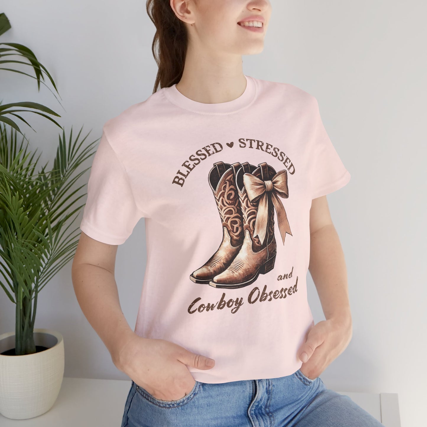 Blessed Stressed & Cowboy Obsessed Tee