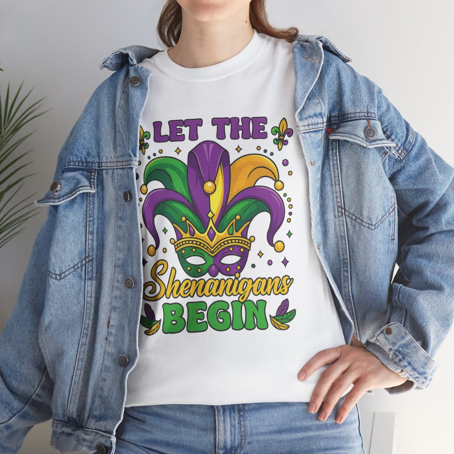 Mardi Gras 'Let The Shenanigans Begin' T-Shirt
