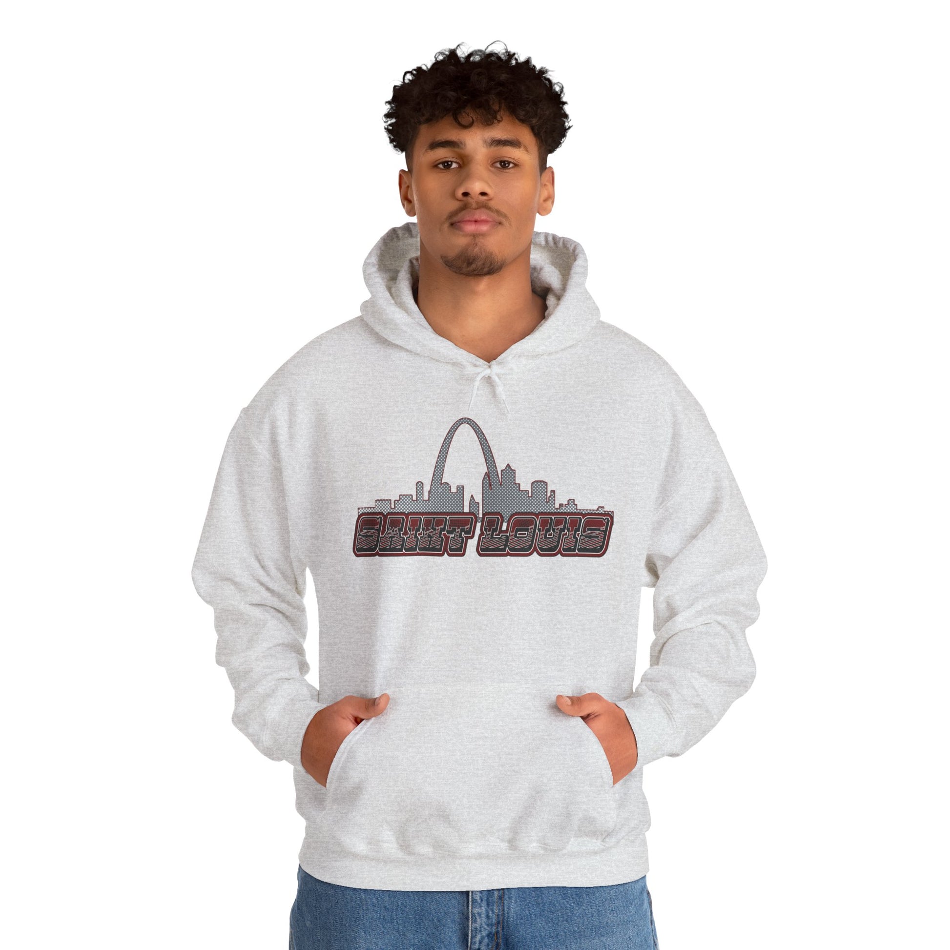 Saint Louis Graphic Hoodie - Unisex Sweatshirt Printify