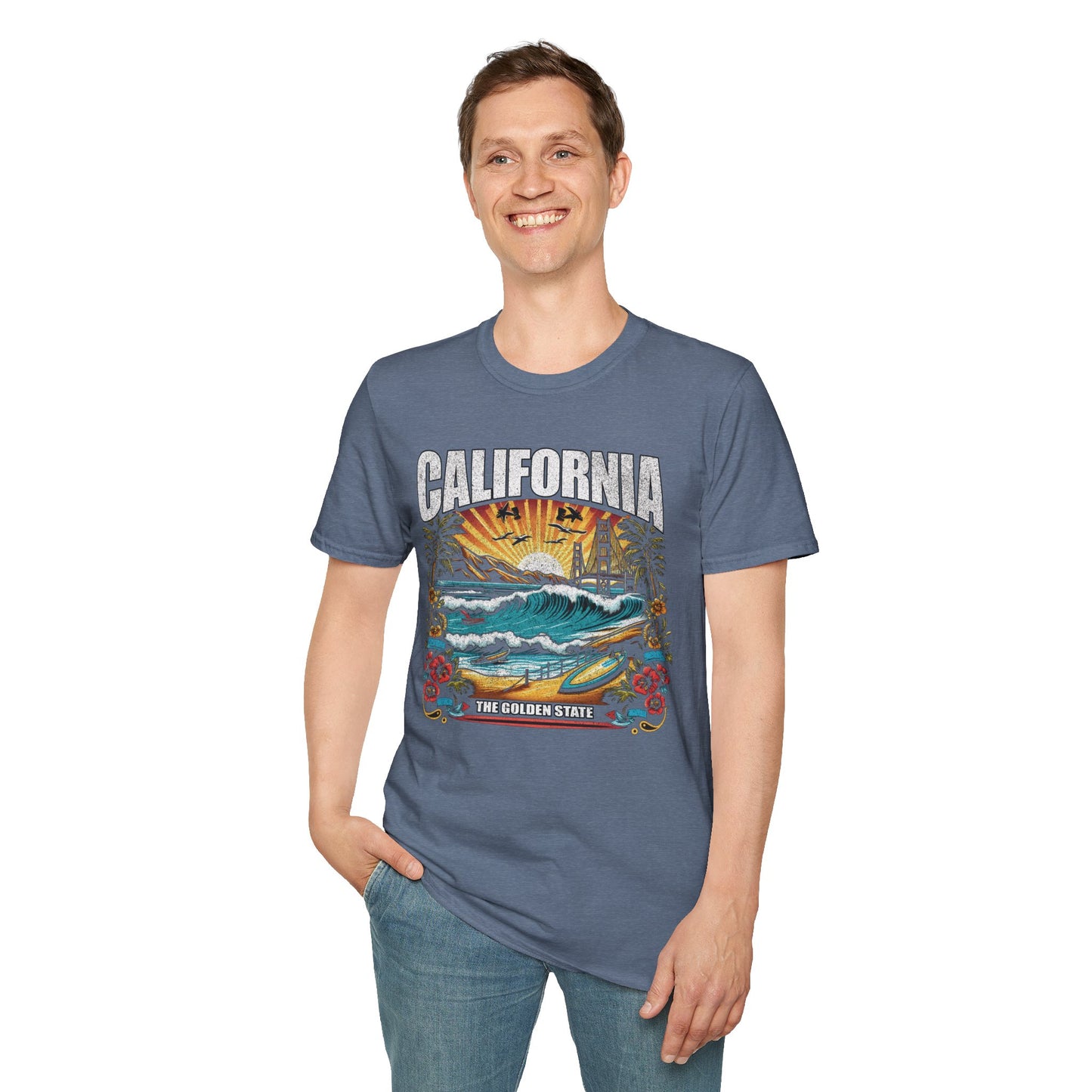 California The Golden State Graphic Tee