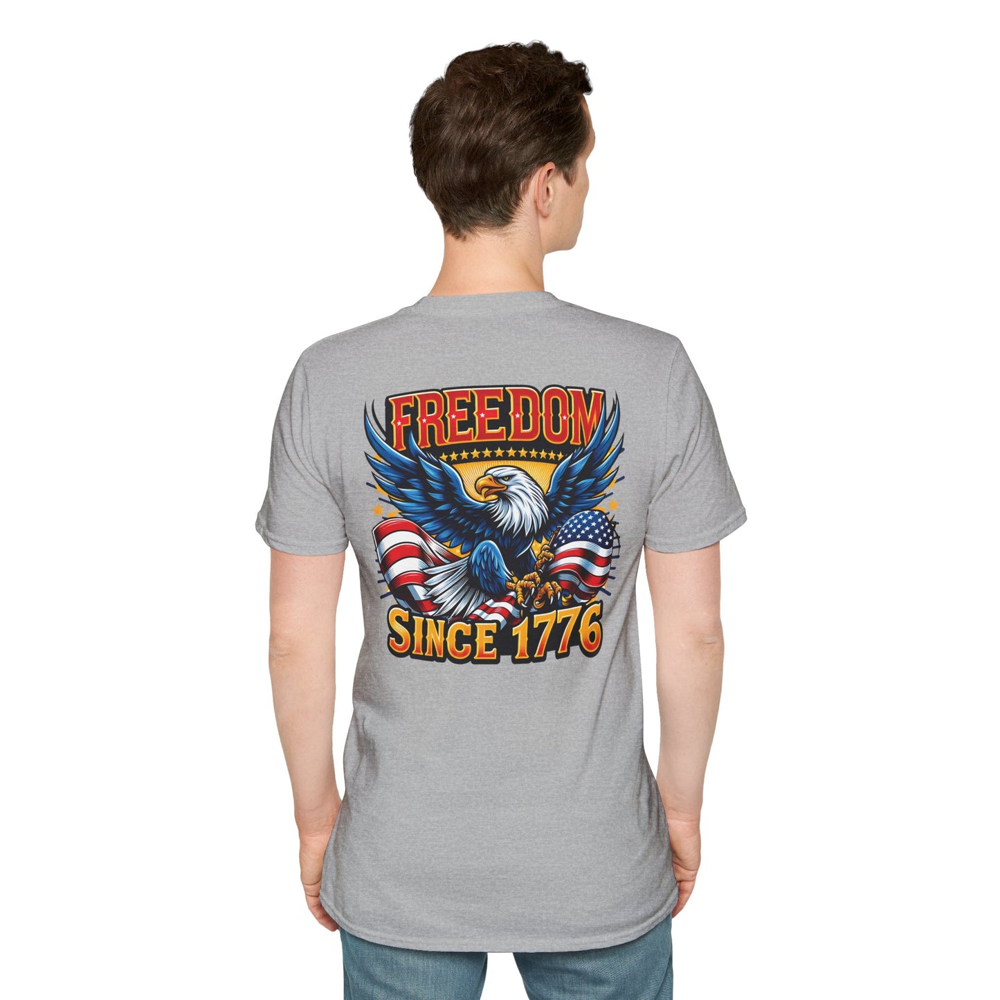Freedom Since 1776 Graphic Tee Printify