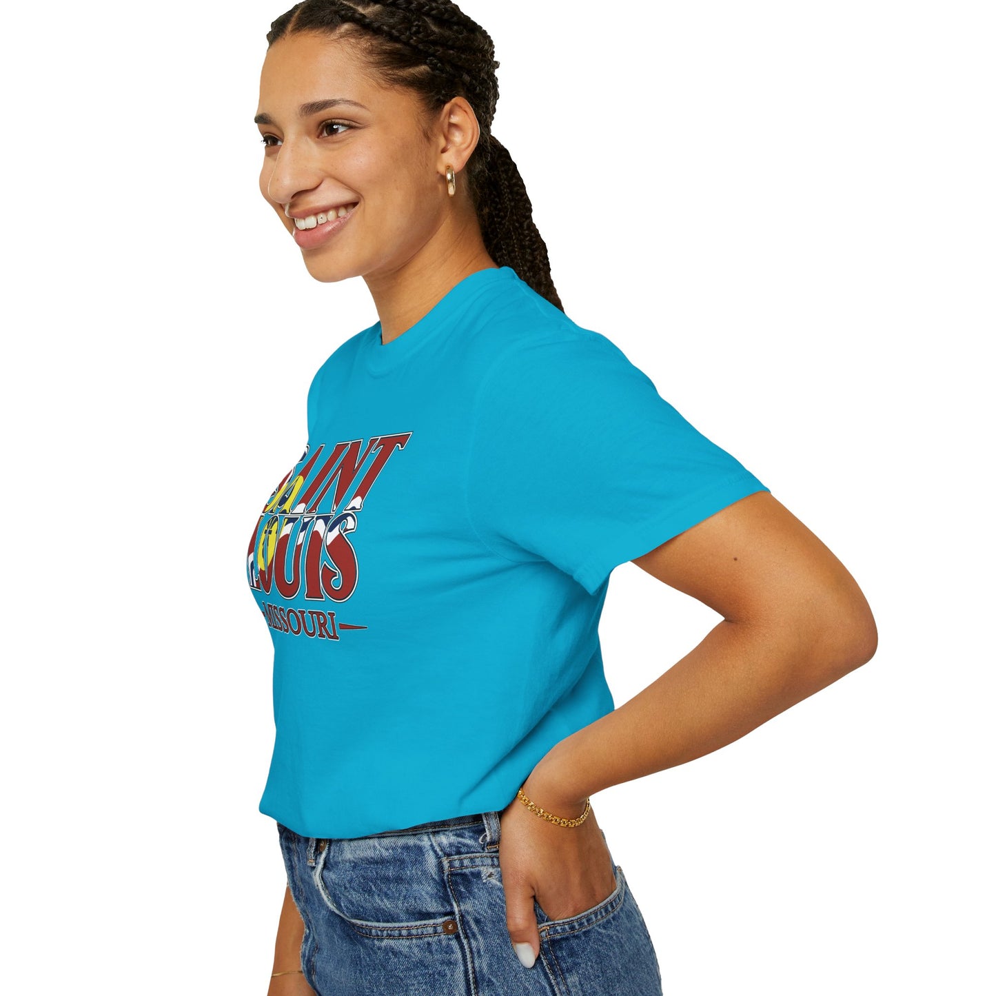 Saint Louis Missouri T-Shirt — Vintage St. Louis Flag Graphic Tee
