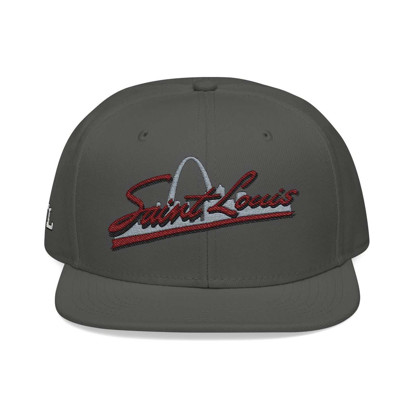 Embroidered Snapback-Full Front Saint Louis Logo Printify