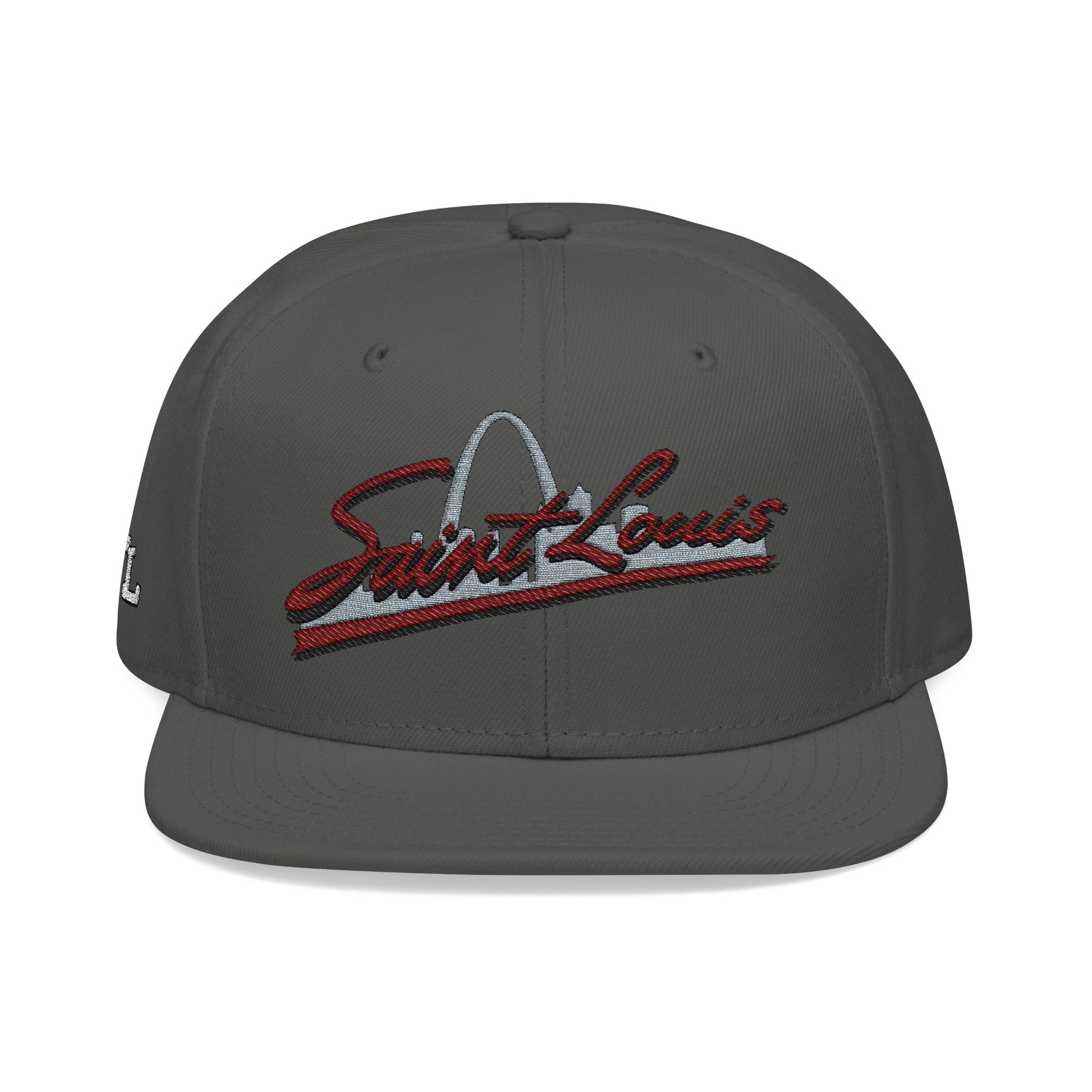 Embroidered Snapback-Full Front Saint Louis Logo Printify