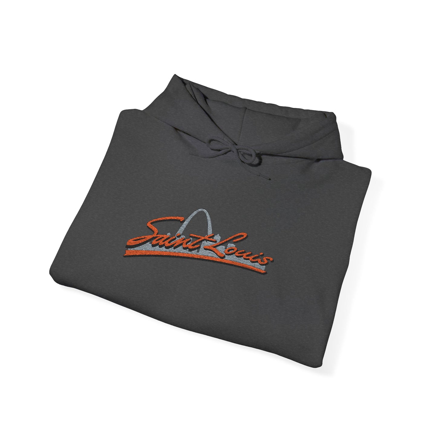 Saint Louis Embroidered Hoodie — Classic City Logo Sweatshirt