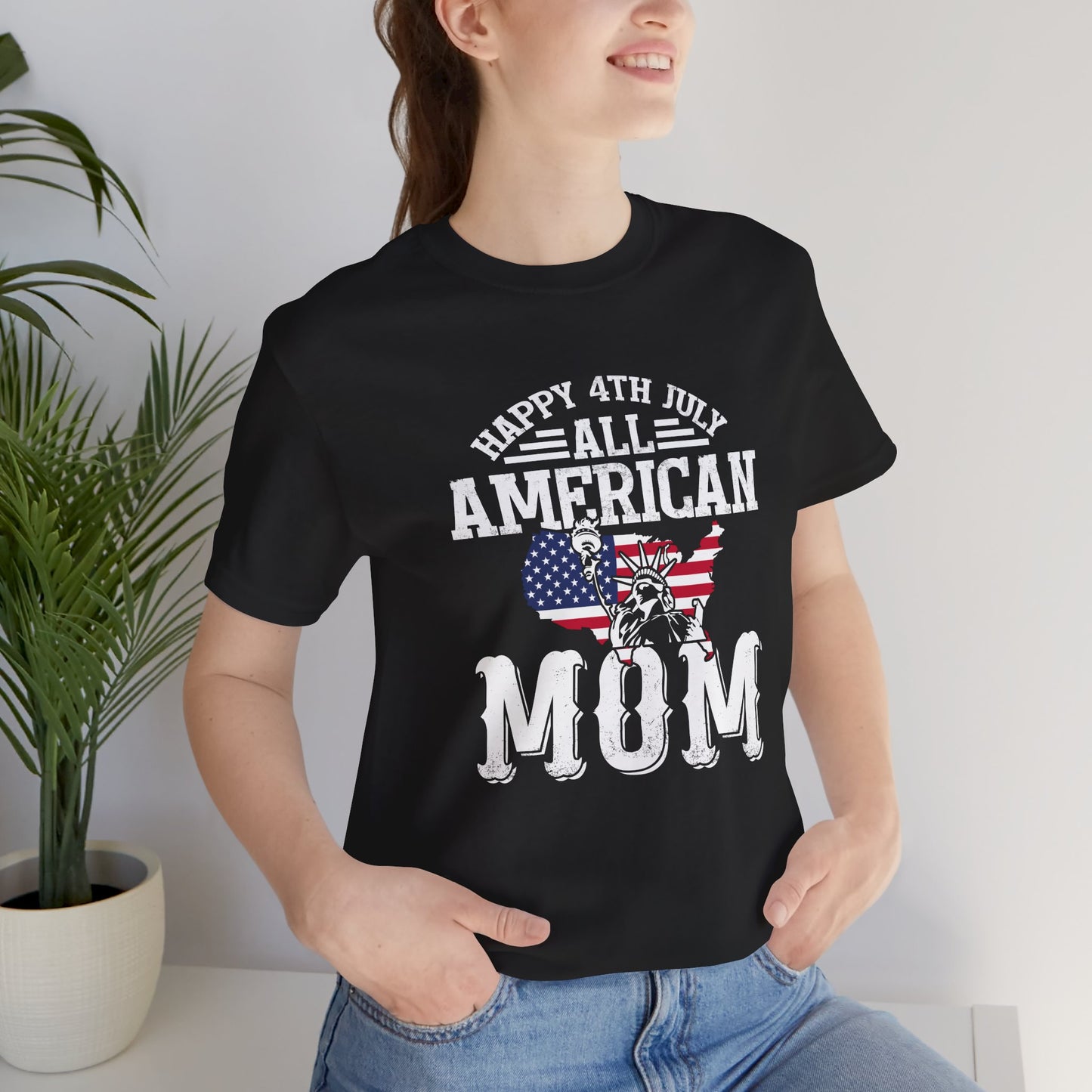 All American Mom 4th of July Tee