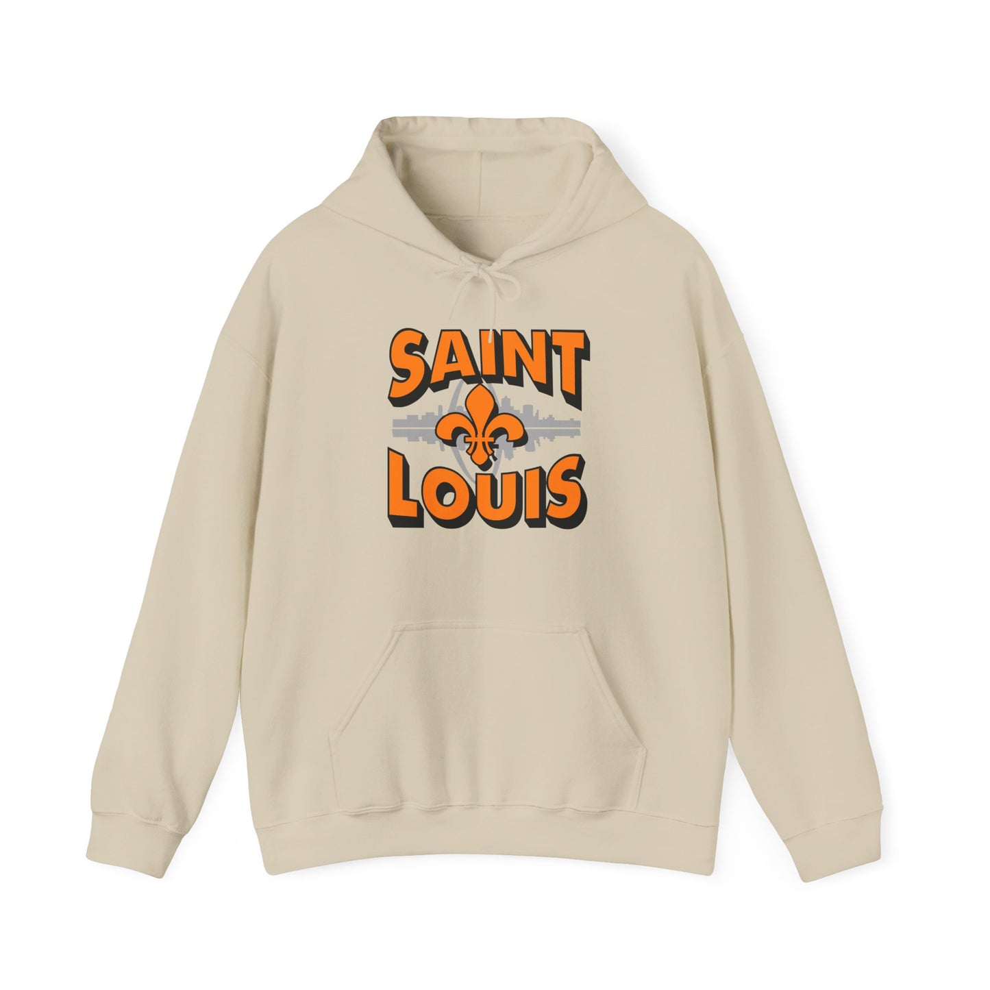 Saint Louis Graphic Hoodie — City Skyline Saint Louis Hoodie