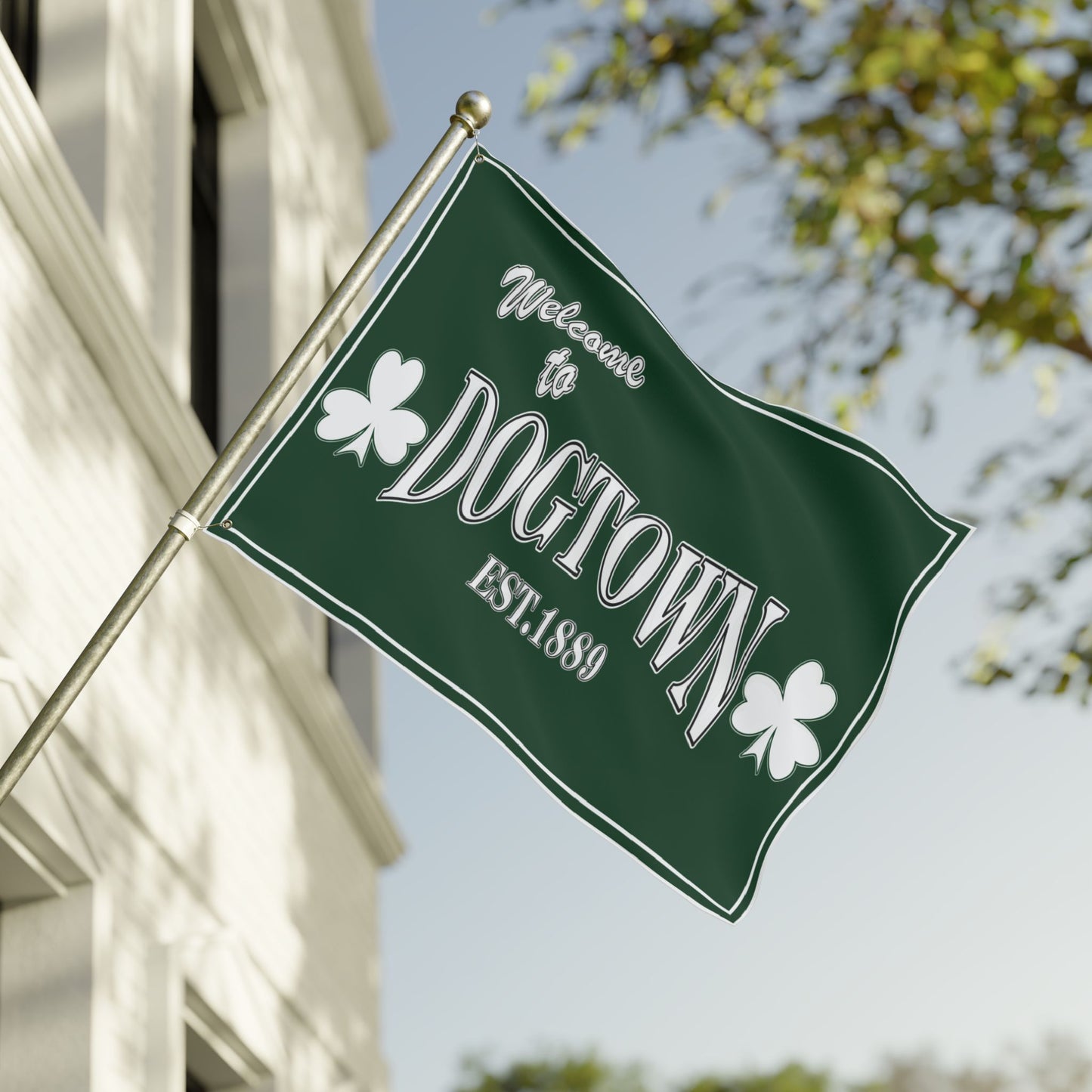 Welcome To Dogtown - Double Sided Flag