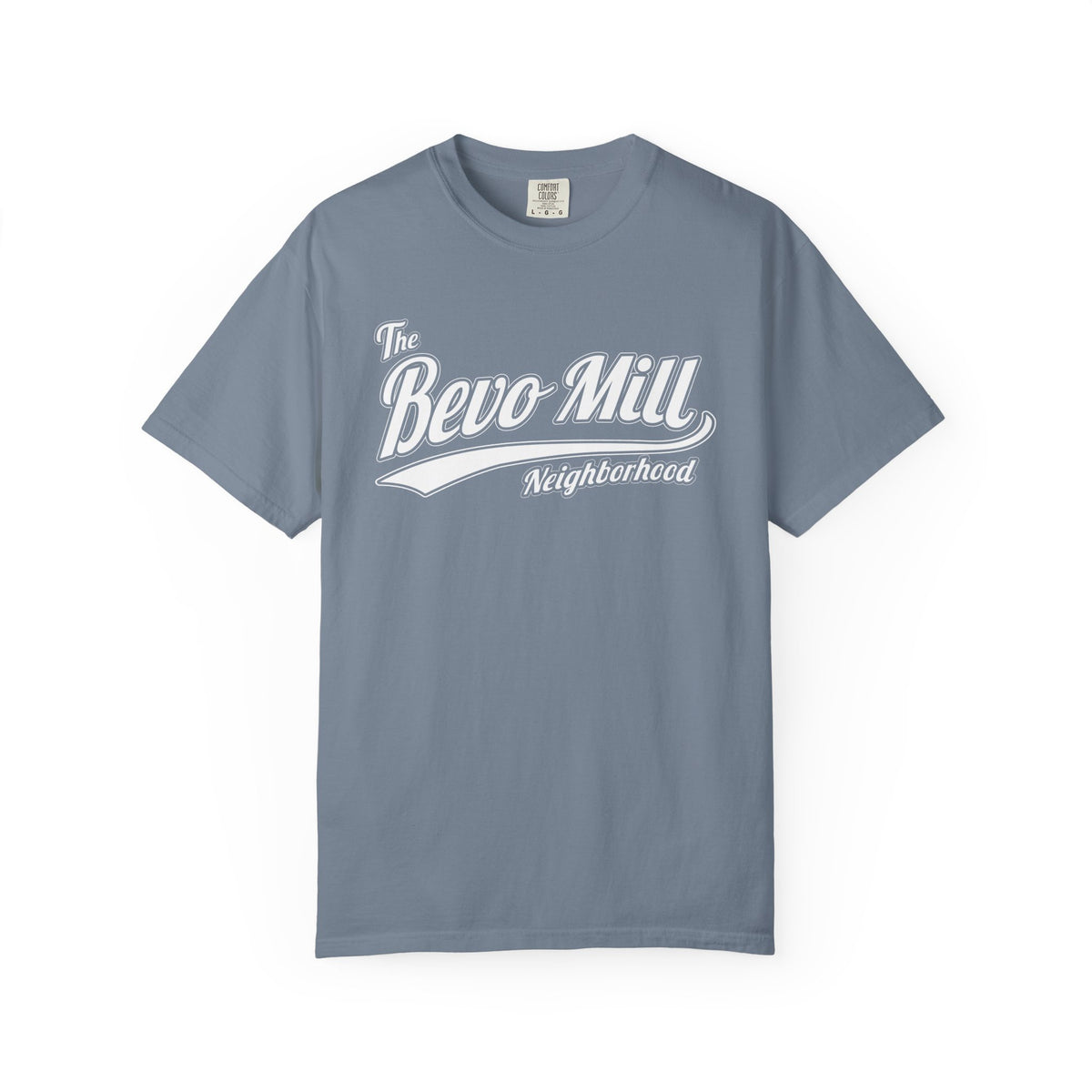 Bevo Mill Neighborhood T-Shirt — Vintage Script Local Pride Tee