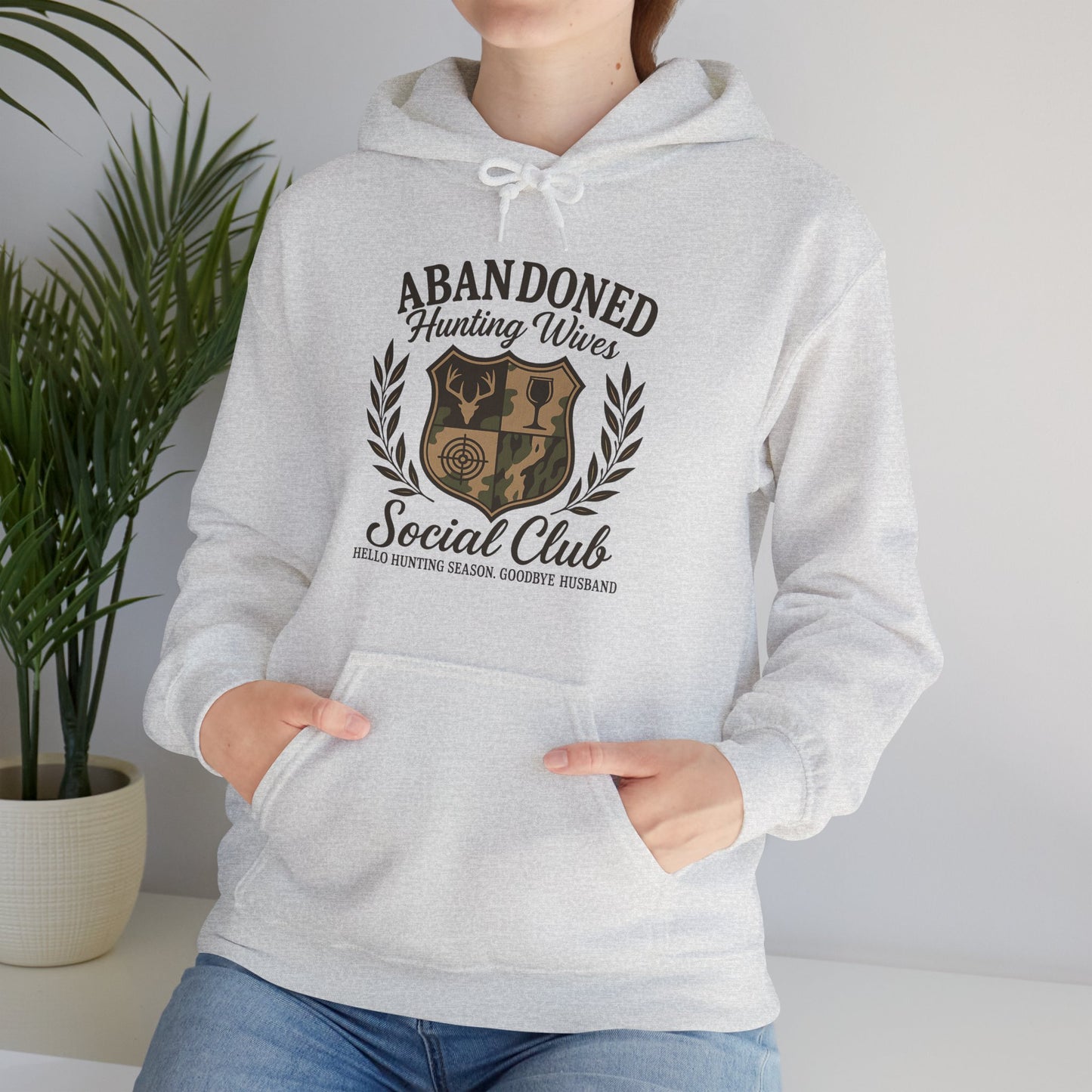 Abandoned Hunters Wives Social Club Hoodie Printify