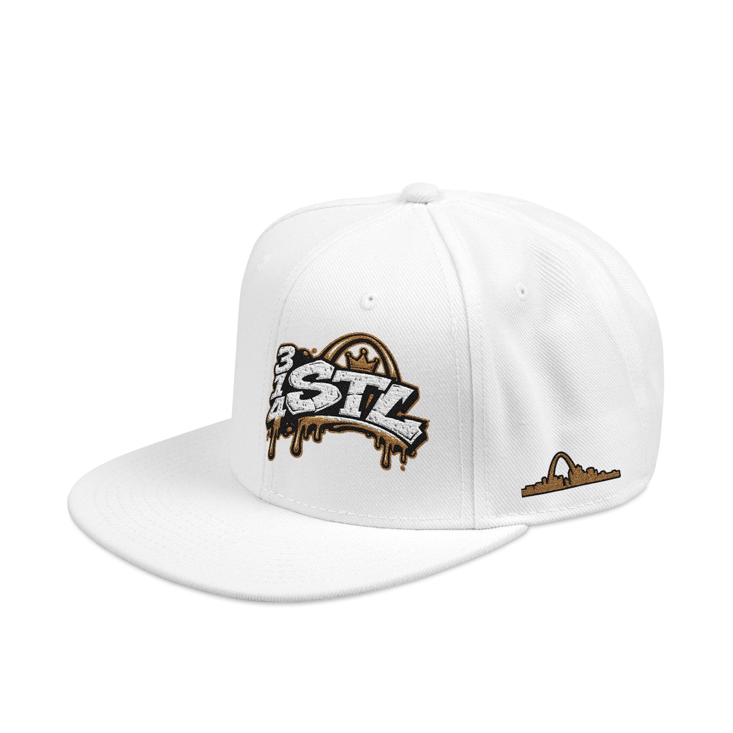 Snapback Hat — STL Drip Embroidered Baseball Cap