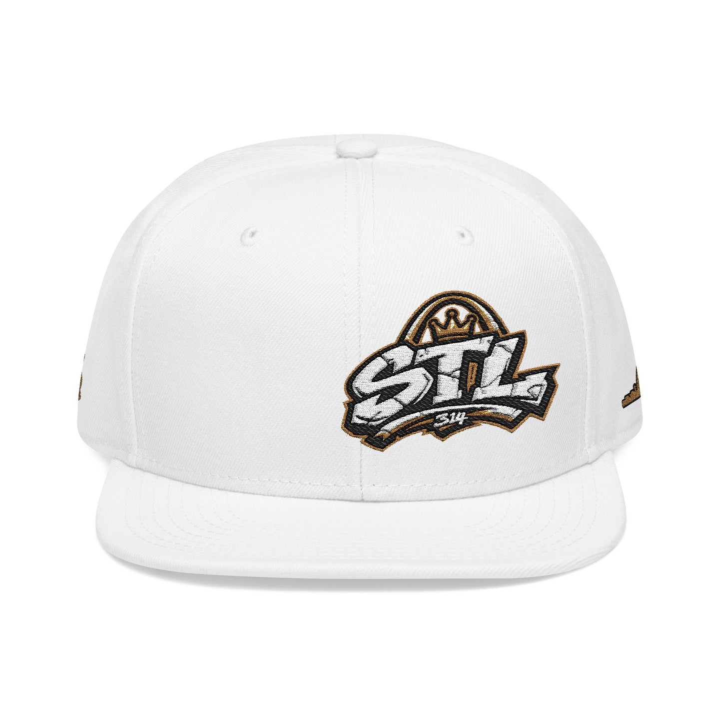 STL Embroidered Snapback Hat — St. Louis Retro Logo Cap