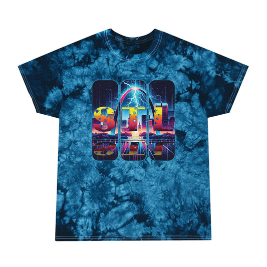 STL Graphic Tee, Crystal Tie-Dye Shirt