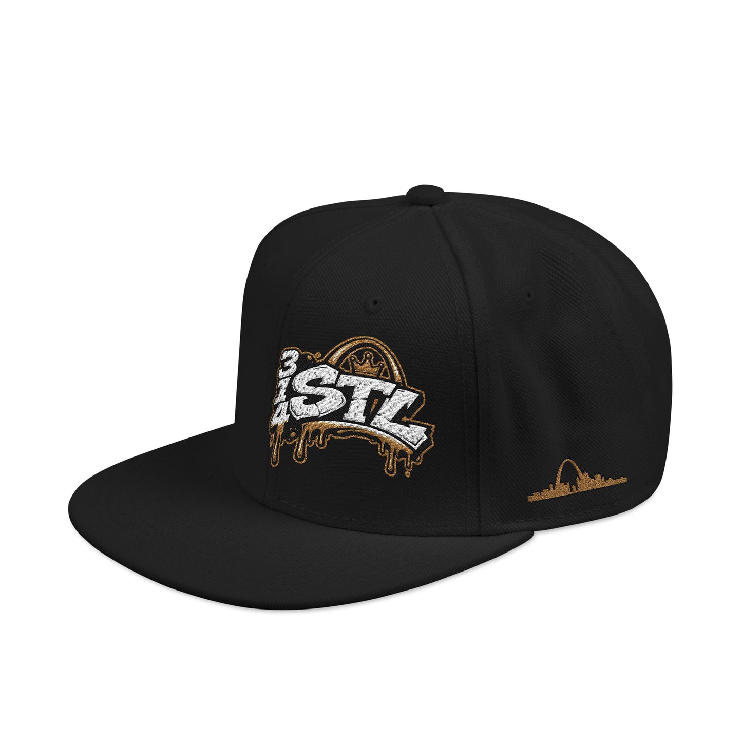 Snapback Hat — STL Drip Embroidered Baseball Cap