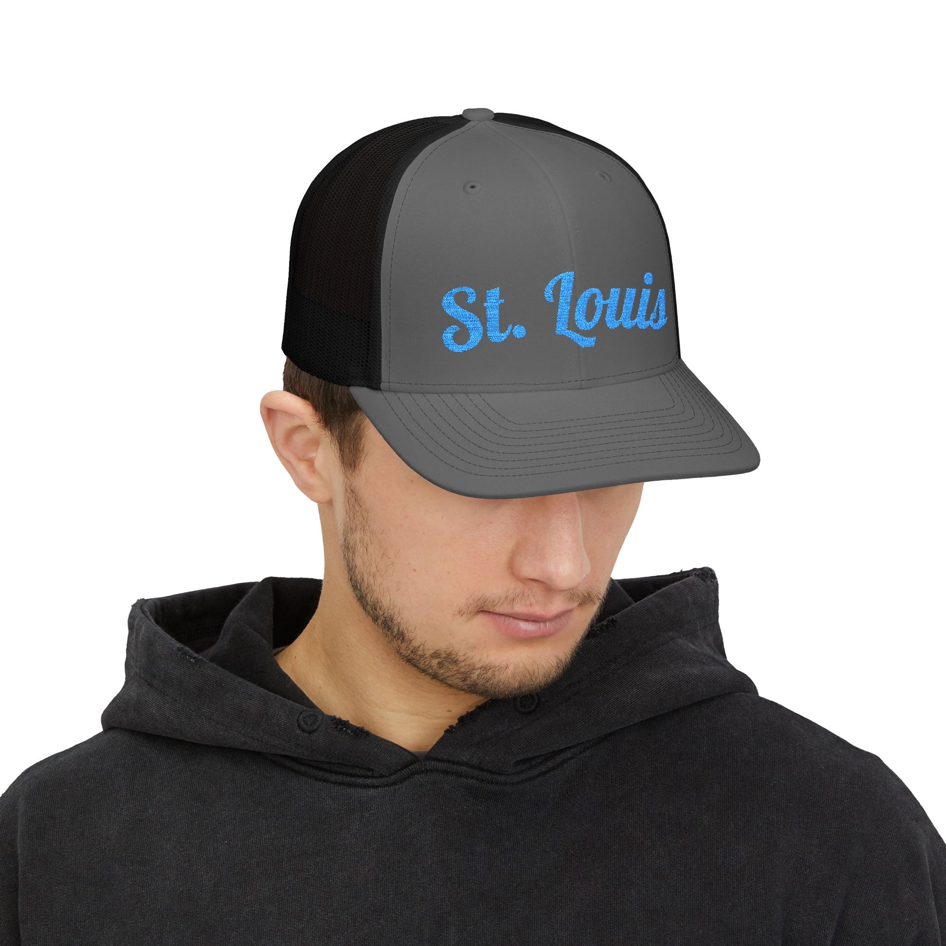 Snapback Trucker Cap- Saint Louis theme Printify