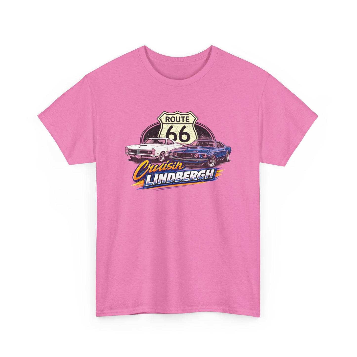 Route 66 Cruiser Tee — Classic Car "Cruising Lindbergh" T-Shirt