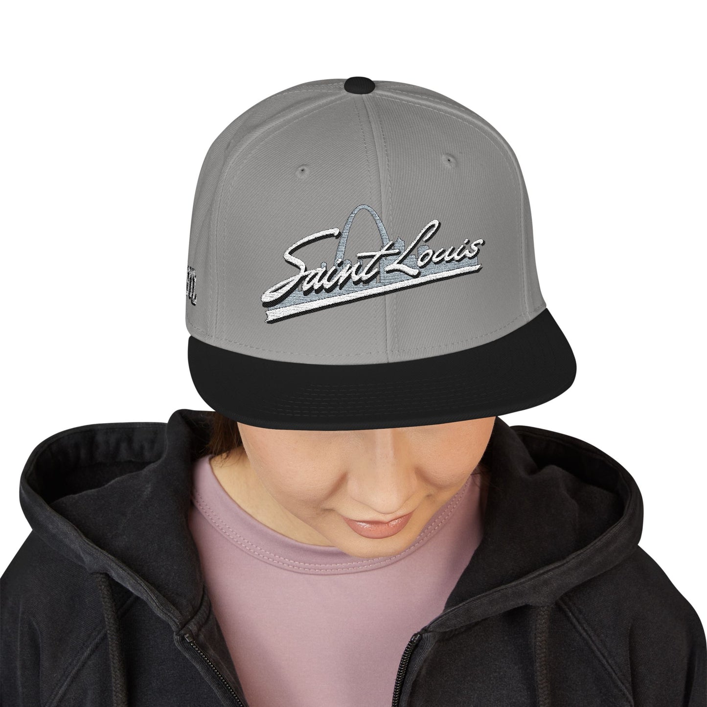 Snapback (Embroidery)-Saint Louis Logo Printify