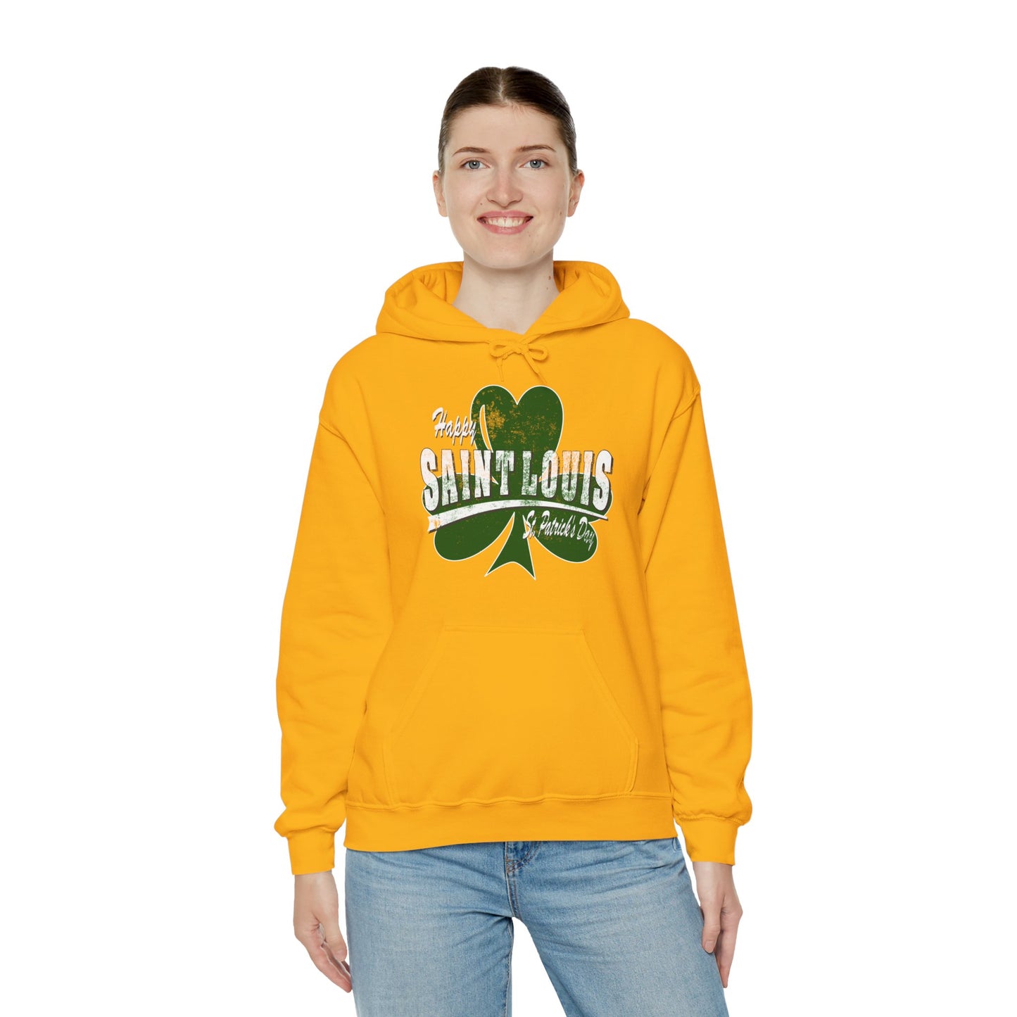 Saint Louis Shamrock Hoodie – Vintage St. Louis Irish Pride Pullover
