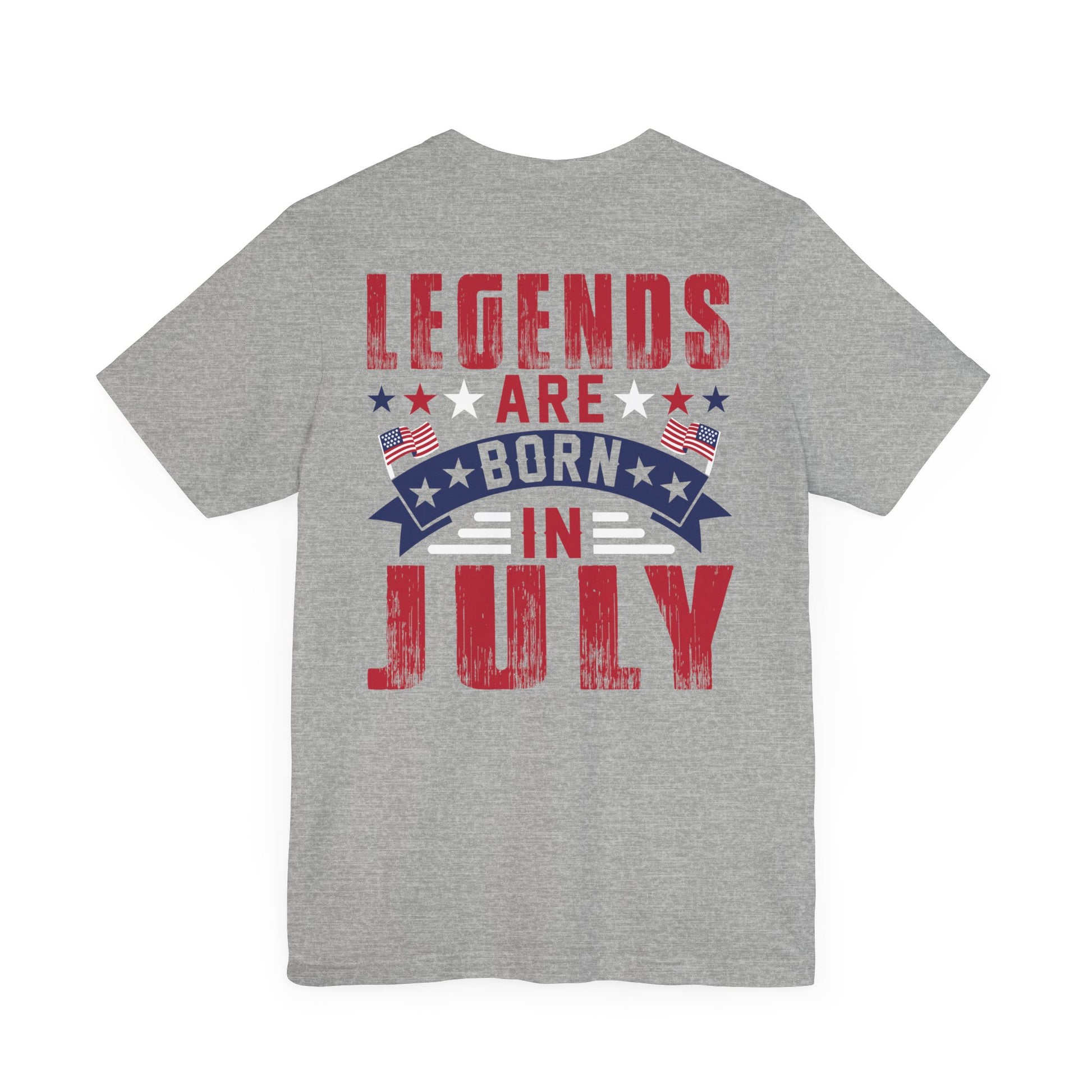 Legends Are Born in July Unisex Jersey Short Sleeve Tee Printify