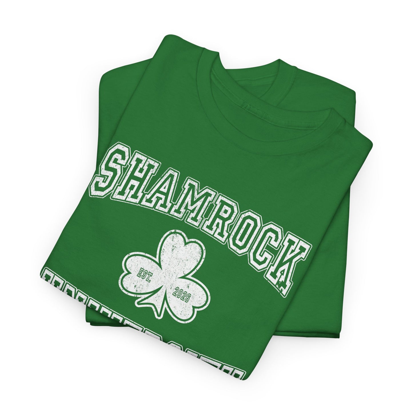 Shamrock University T-Shirt — St. Patrick’s Day College Style Tee