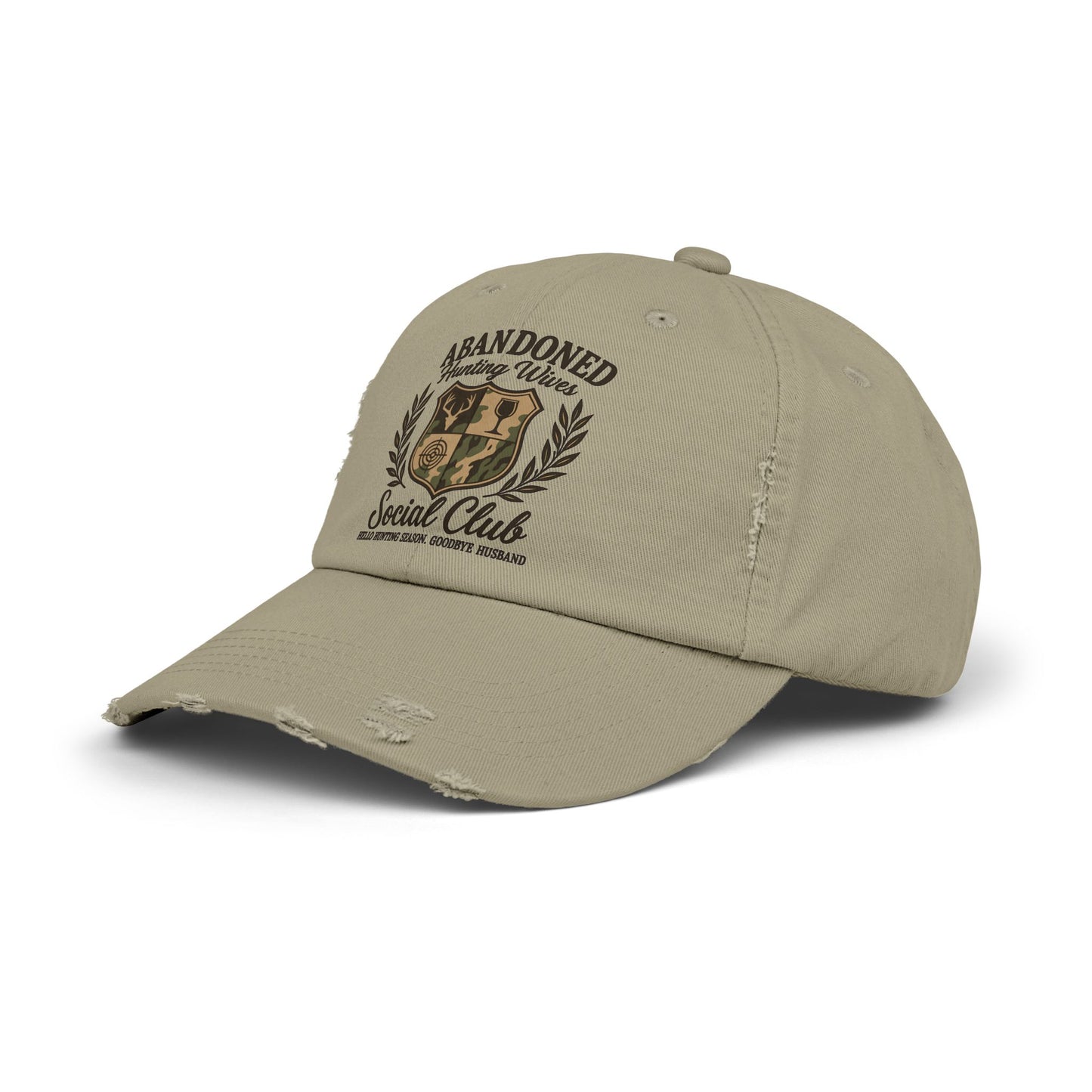 Distressed Cap - Abandoned Wives Social Club