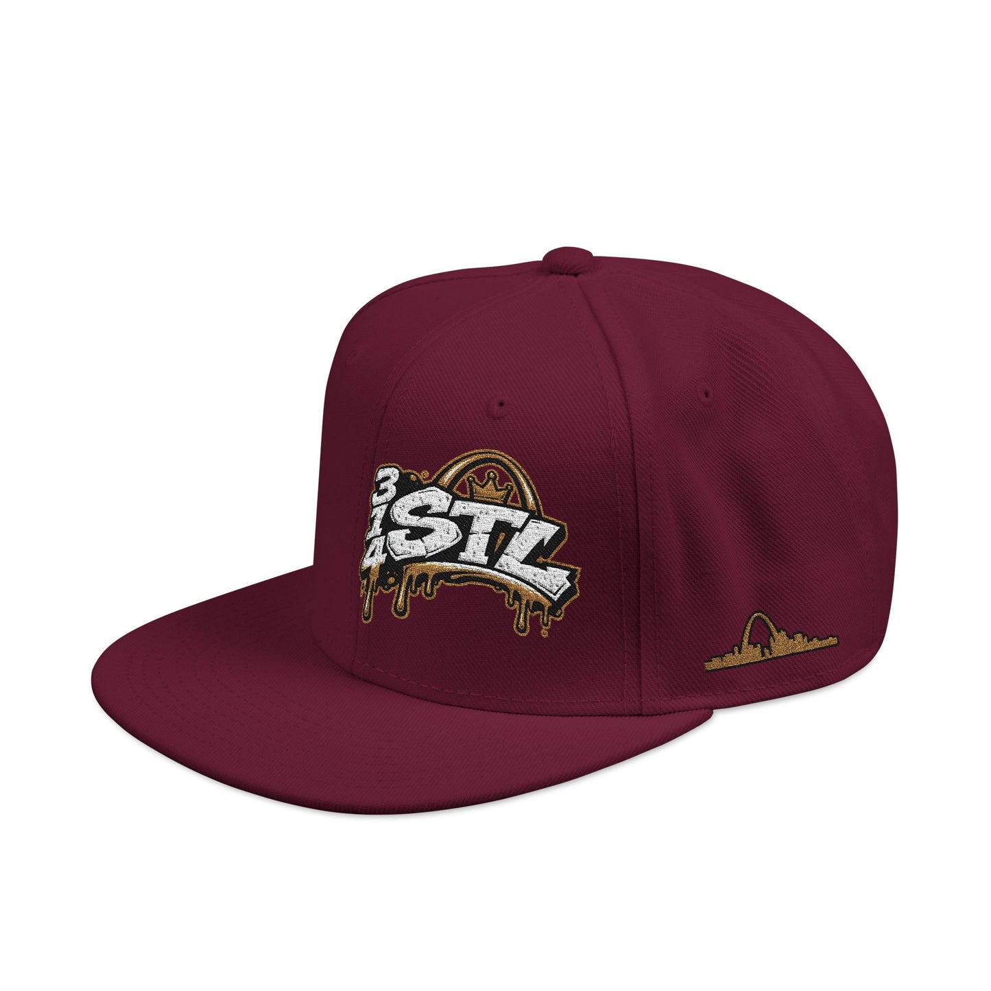 Snapback Hat — STL Drip Embroidered Baseball Cap