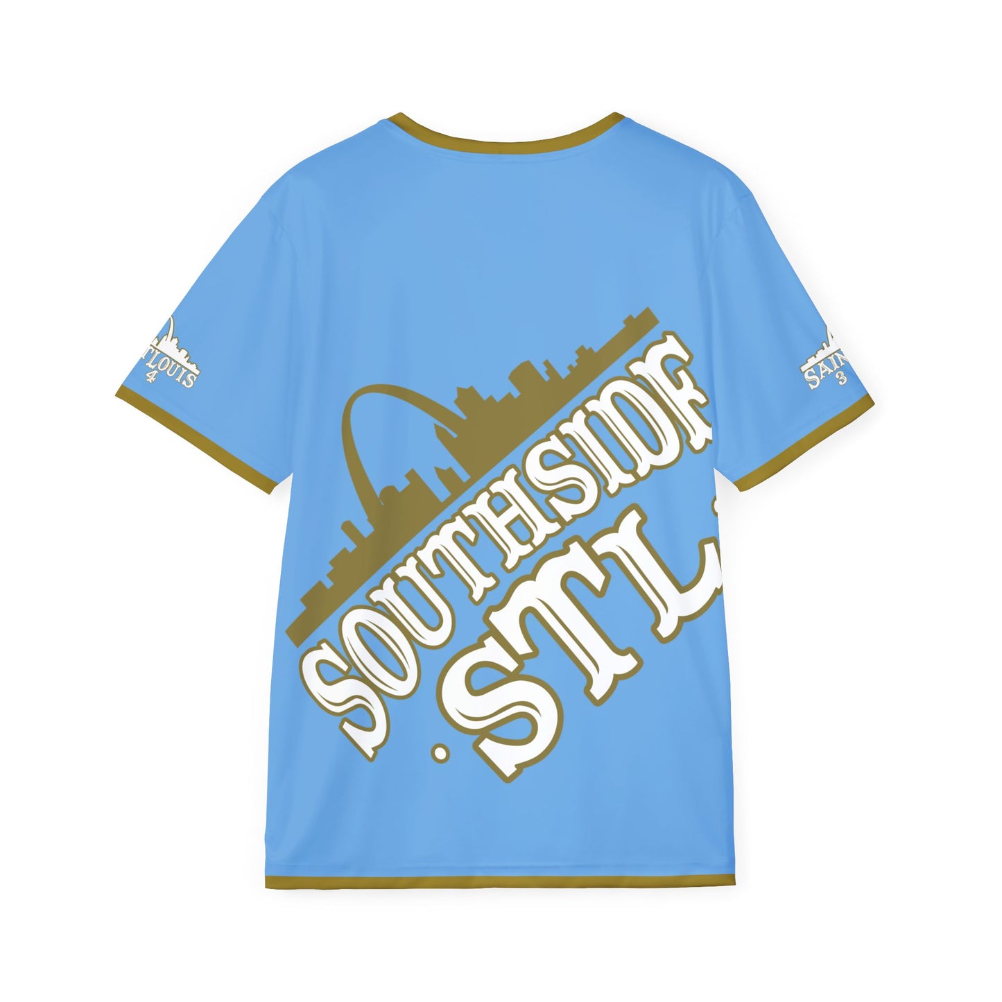 Southside STL All Over Print Sport Jersey (Light Blue)– Gold Skyline Edition