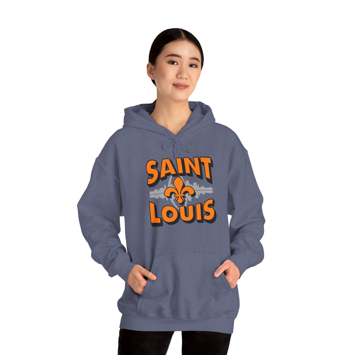 Saint Louis Graphic Hoodie — City Skyline Saint Louis Hoodie