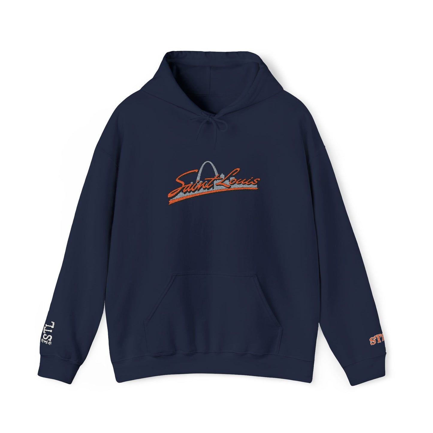 Saint Louis Embroidered Hoodie — Classic City Logo Sweatshirt
