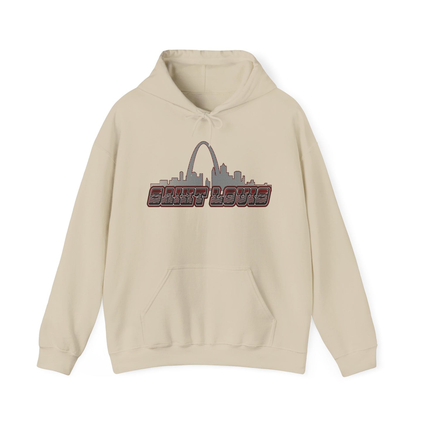 Saint Louis Graphic Hoodie - Unisex Sweatshirt Printify