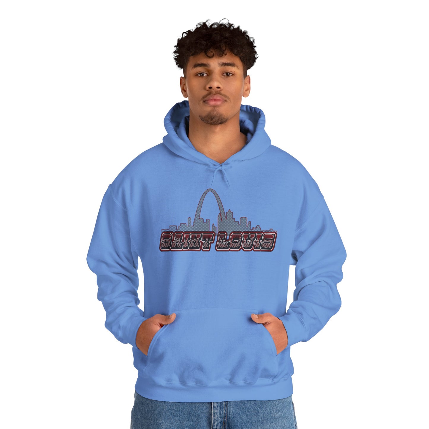 Saint Louis Graphic Hoodie - Unisex Sweatshirt Printify