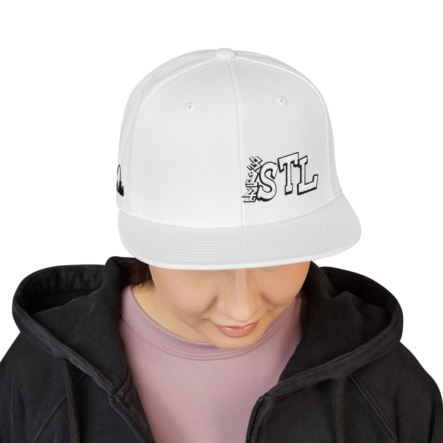 Embroidered Snapback Hat - 314 STL St Louis Embroidery Cap Printify
