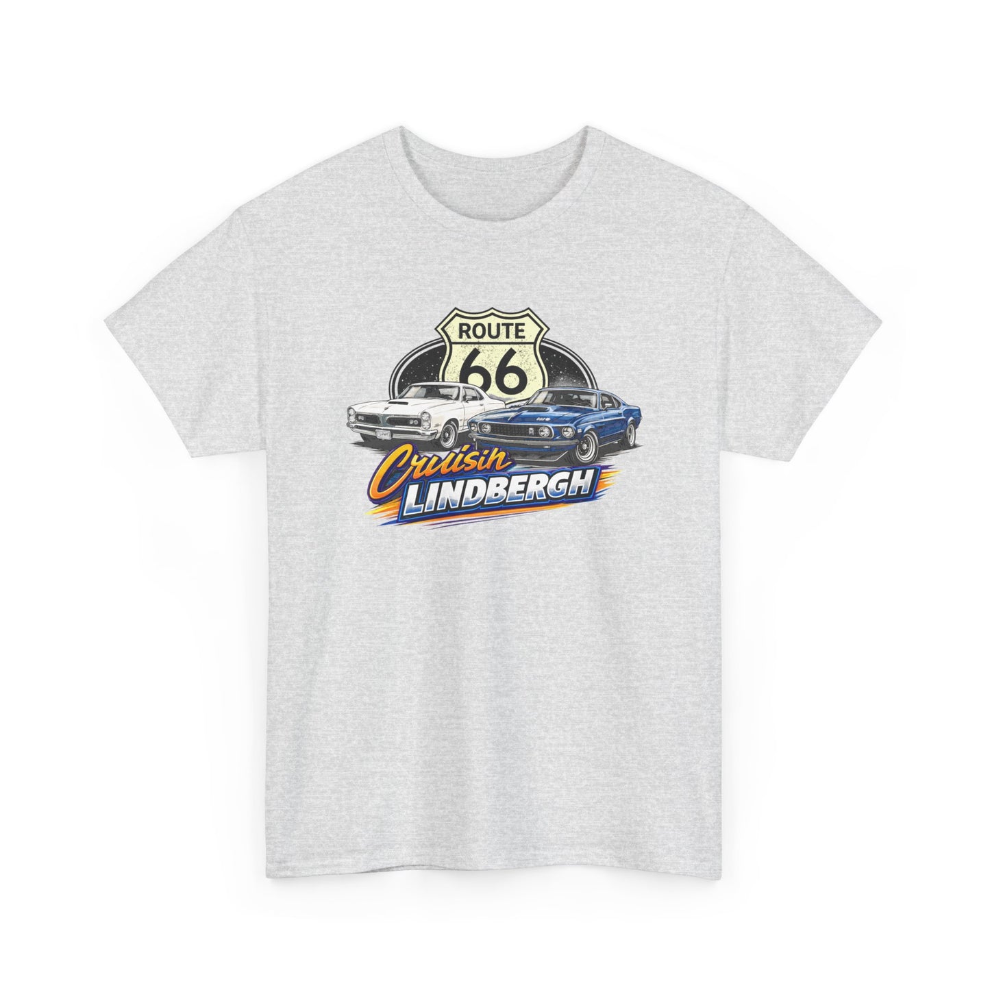 Route 66 Cruiser Tee — Classic Car "Cruising Lindbergh" T-Shirt