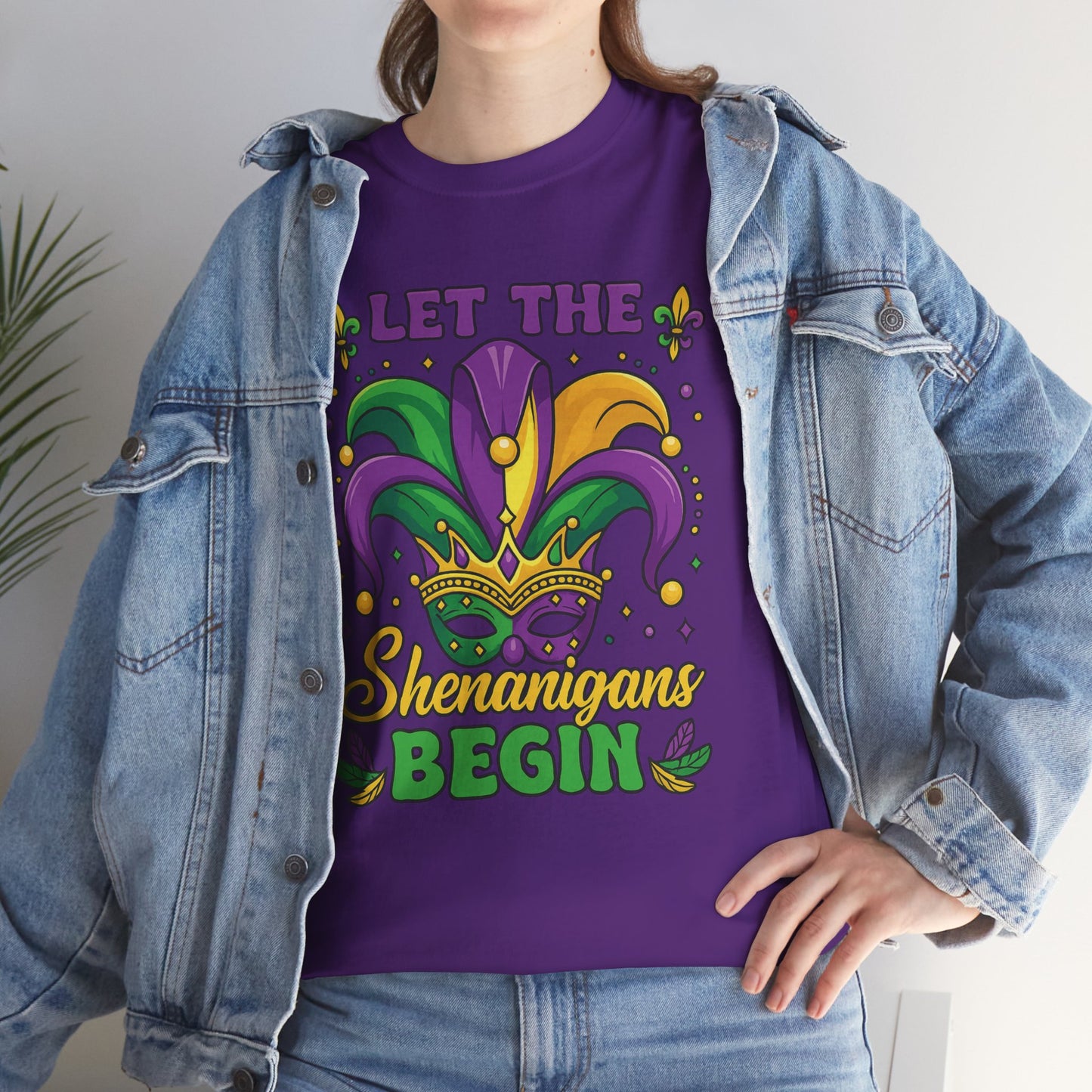 Mardi Gras 'Let The Shenanigans Begin' T-Shirt